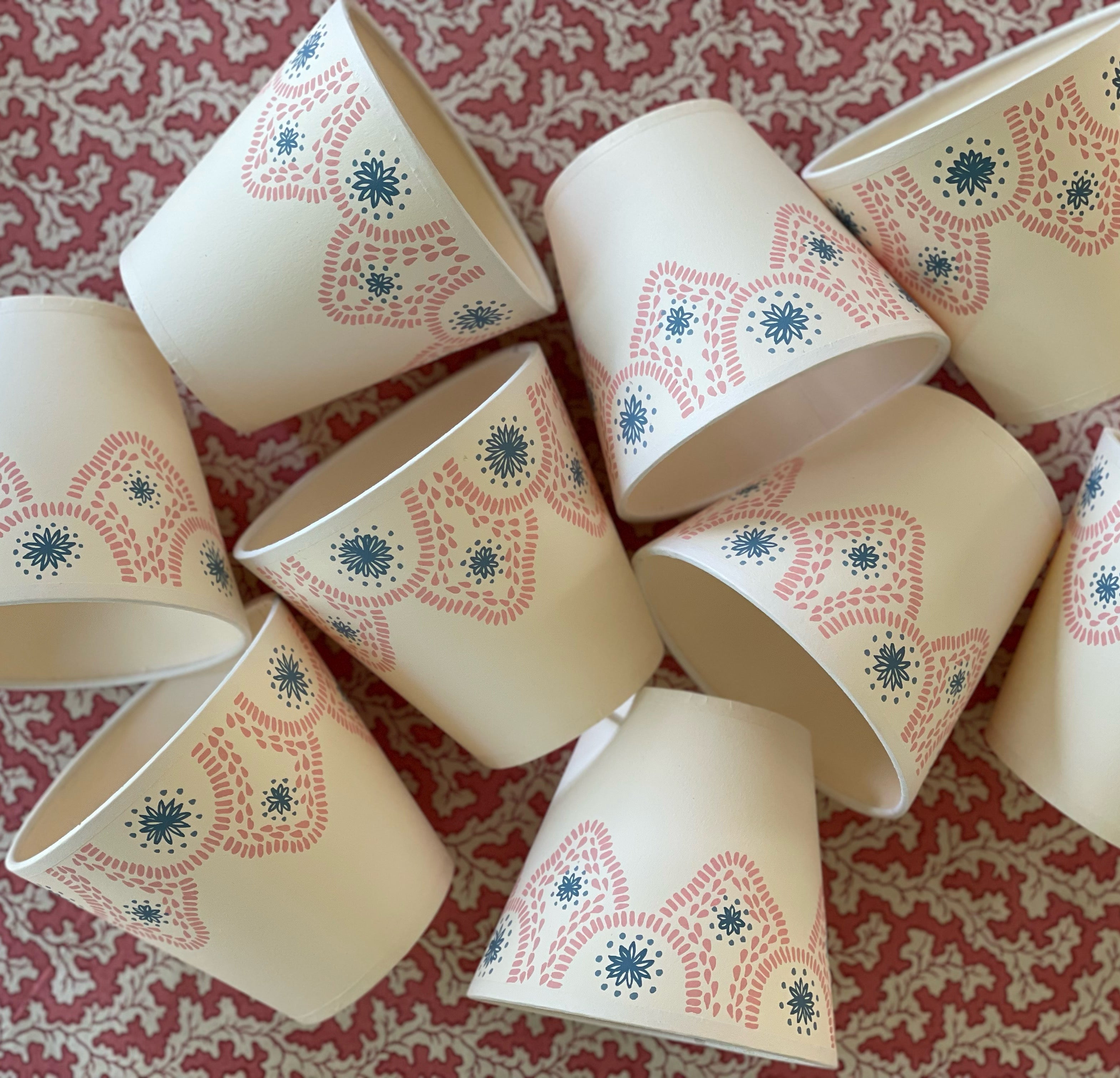 handpainted lampshade