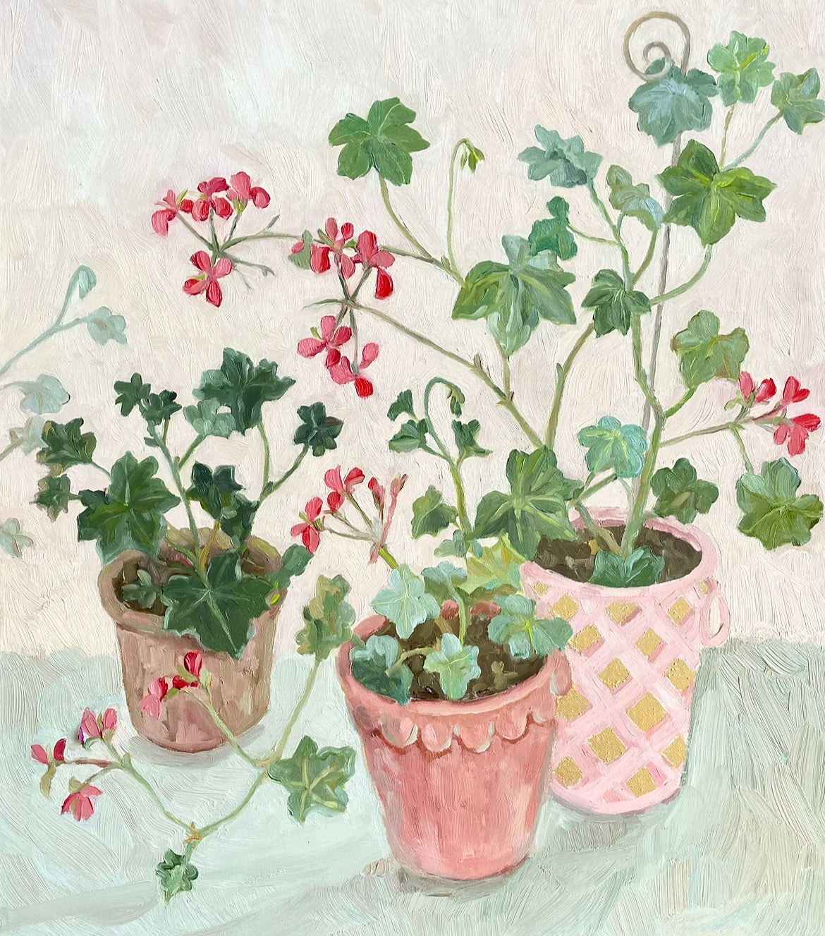 Oil paintings, pack of eight mixed greetings cards