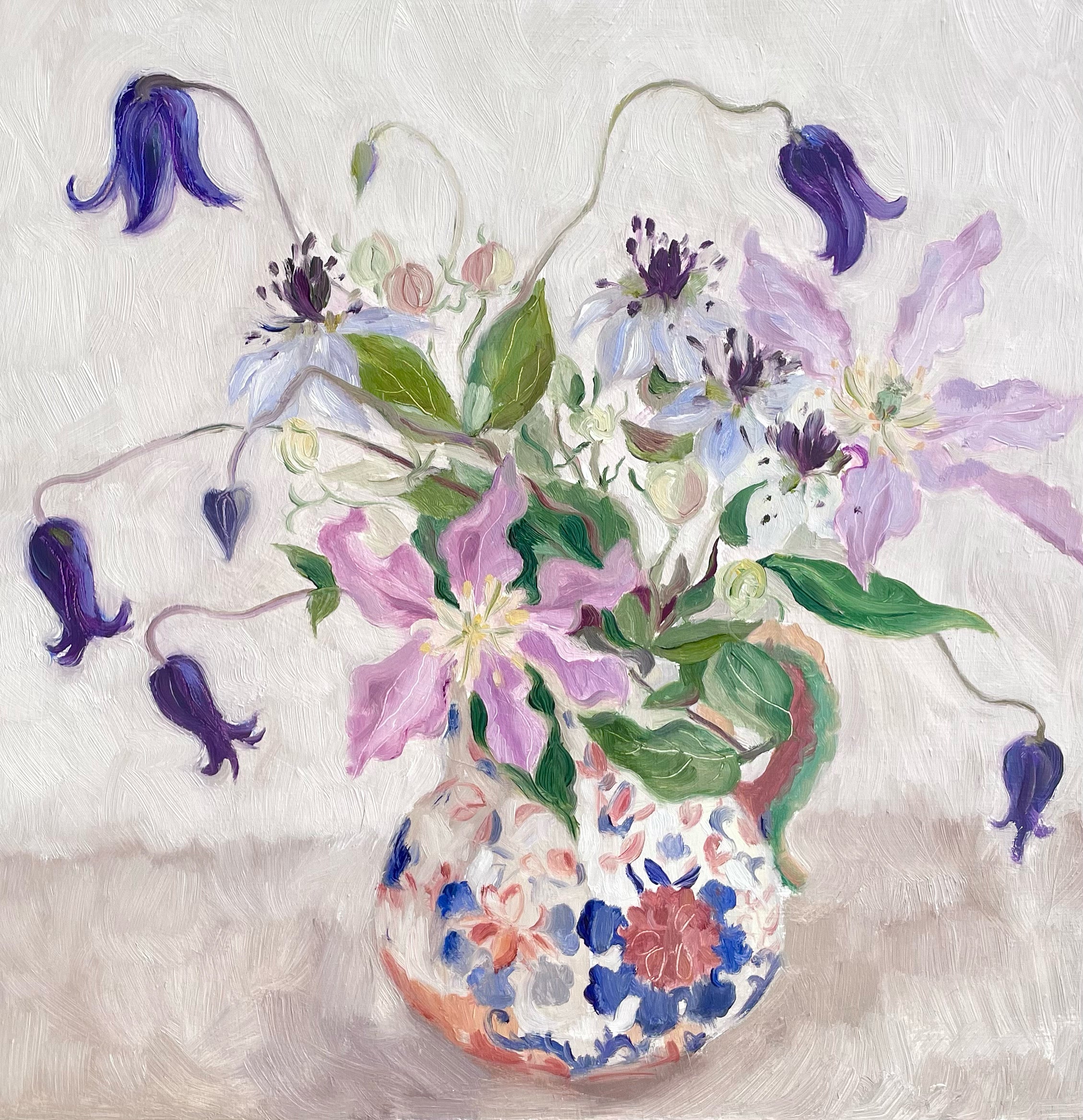 Oil paintings, pack of eight mixed greetings cards