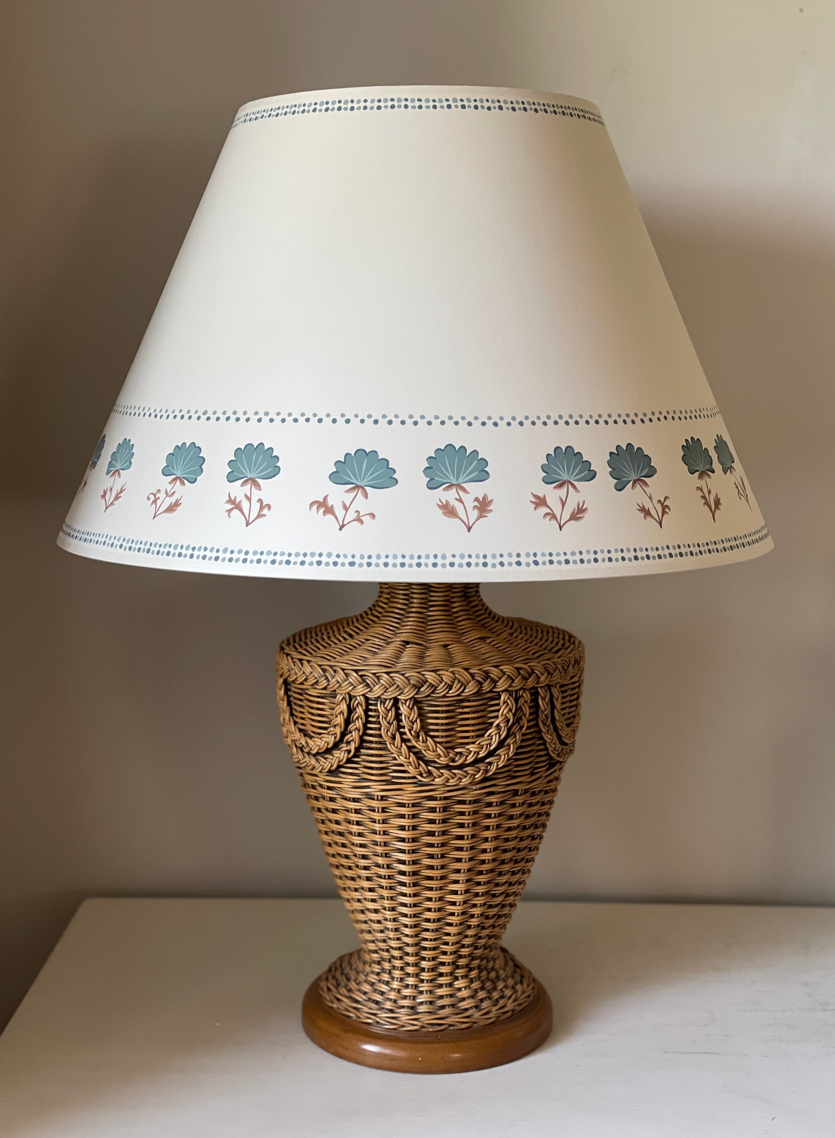 handpainted lampshade