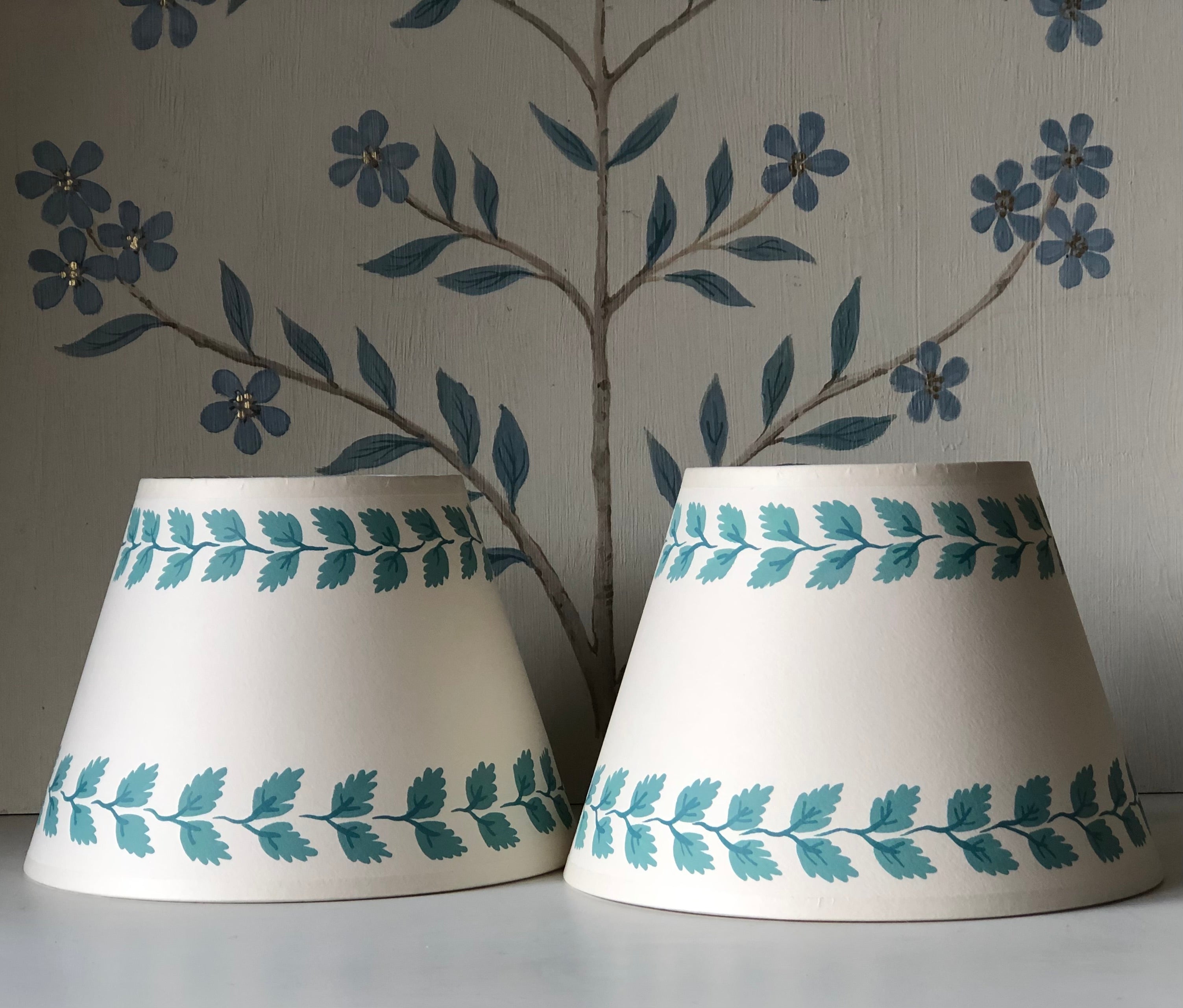 handpainted lampshade