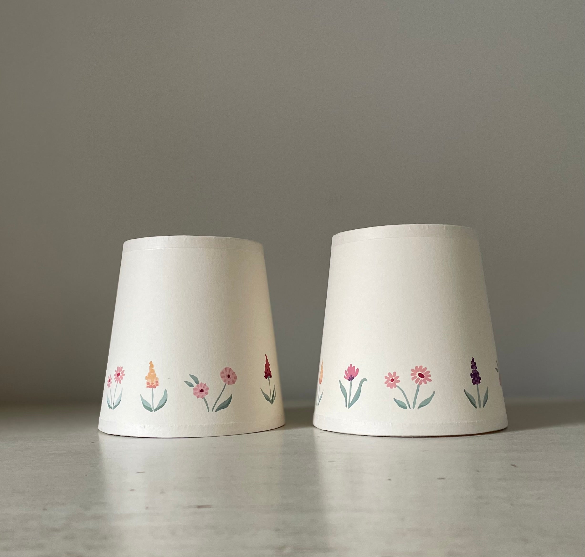 handpainted lampshade