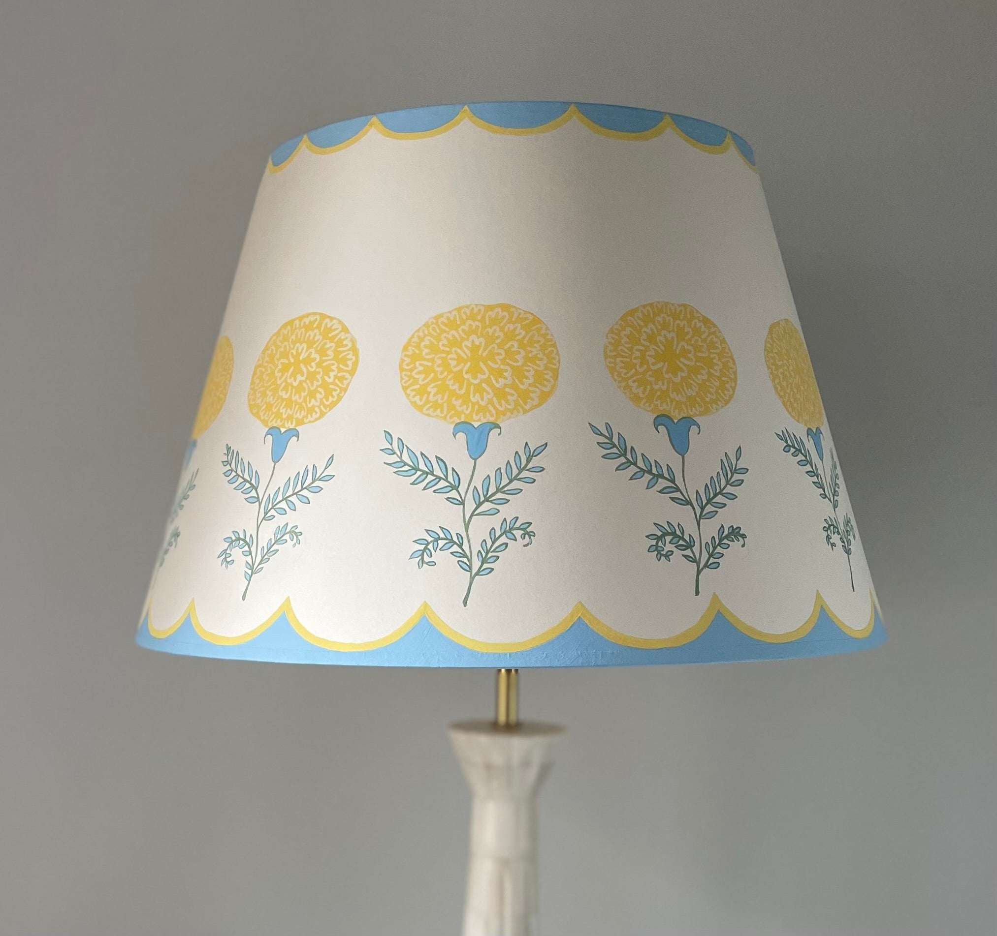 handpainted lampshade