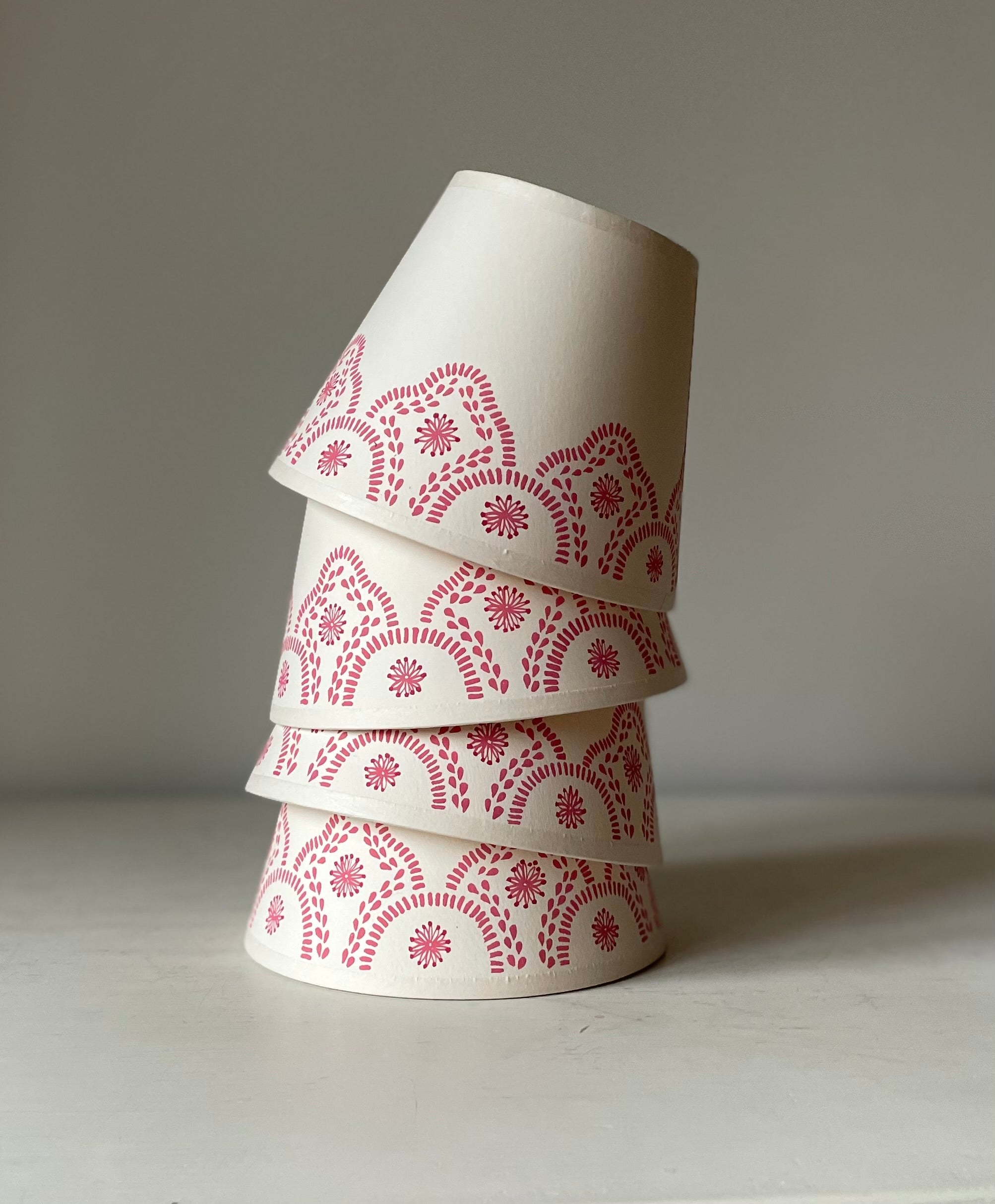 handpainted lampshade