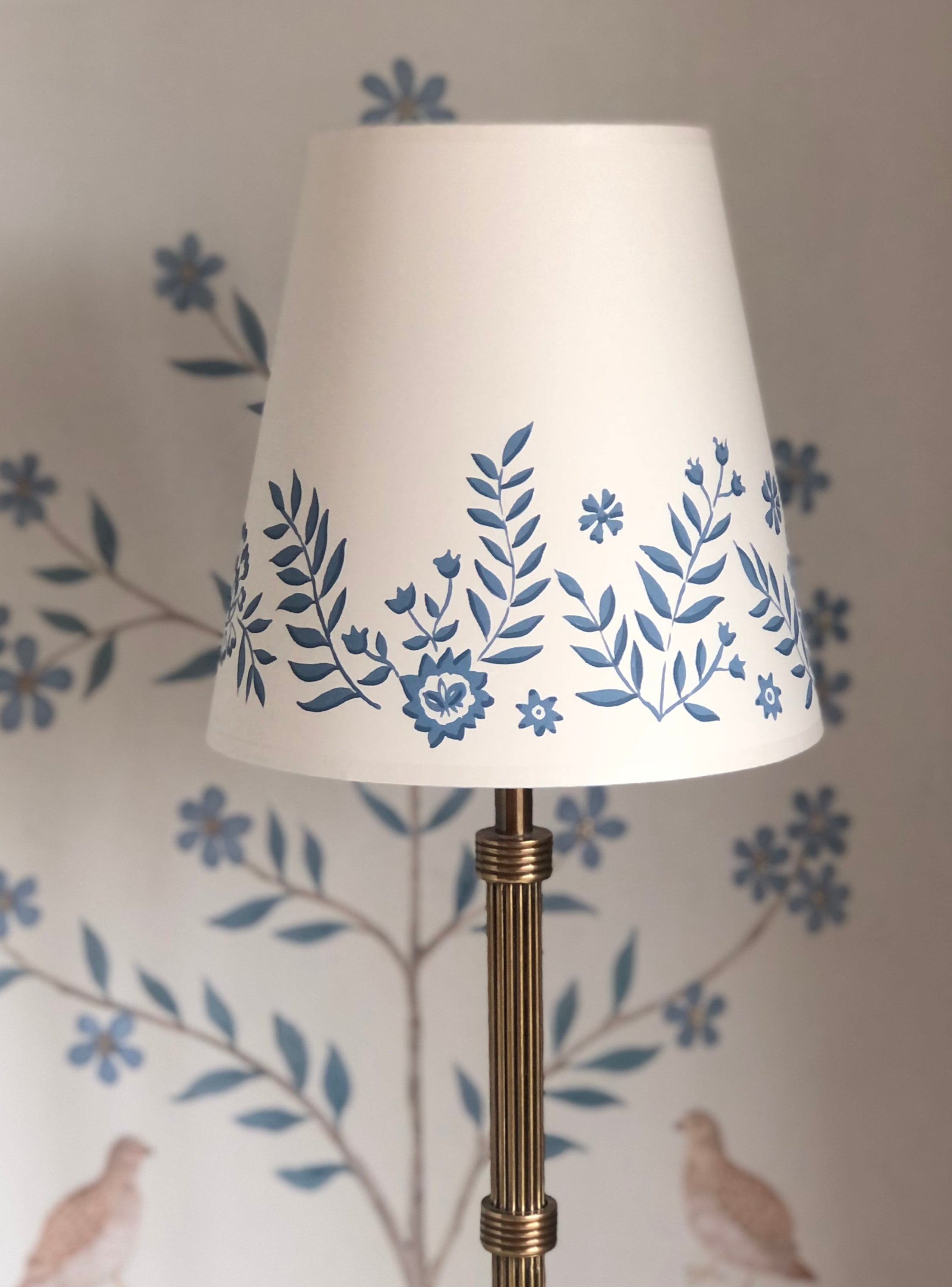 handpainted lampshade