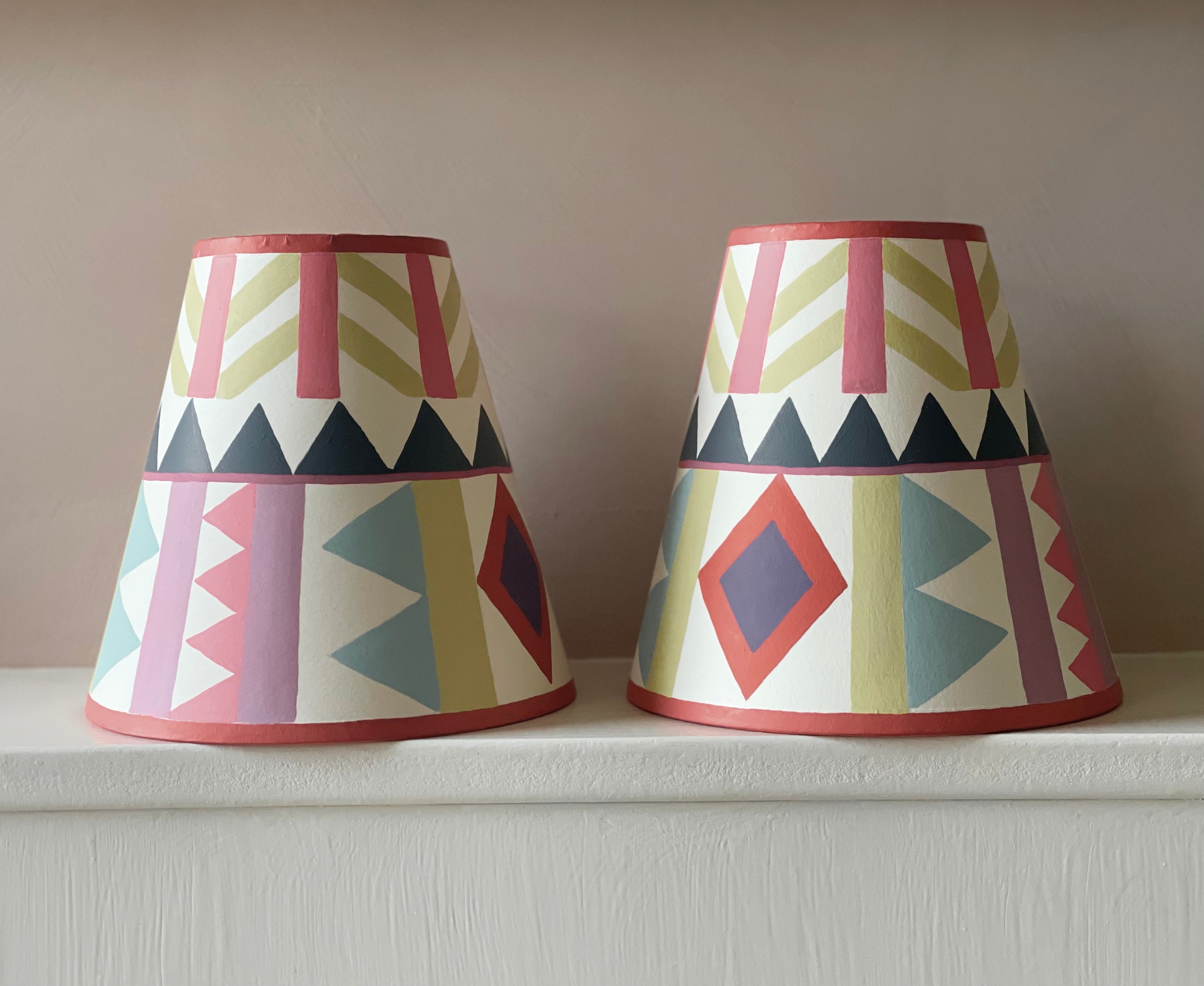 handpainted lampshade