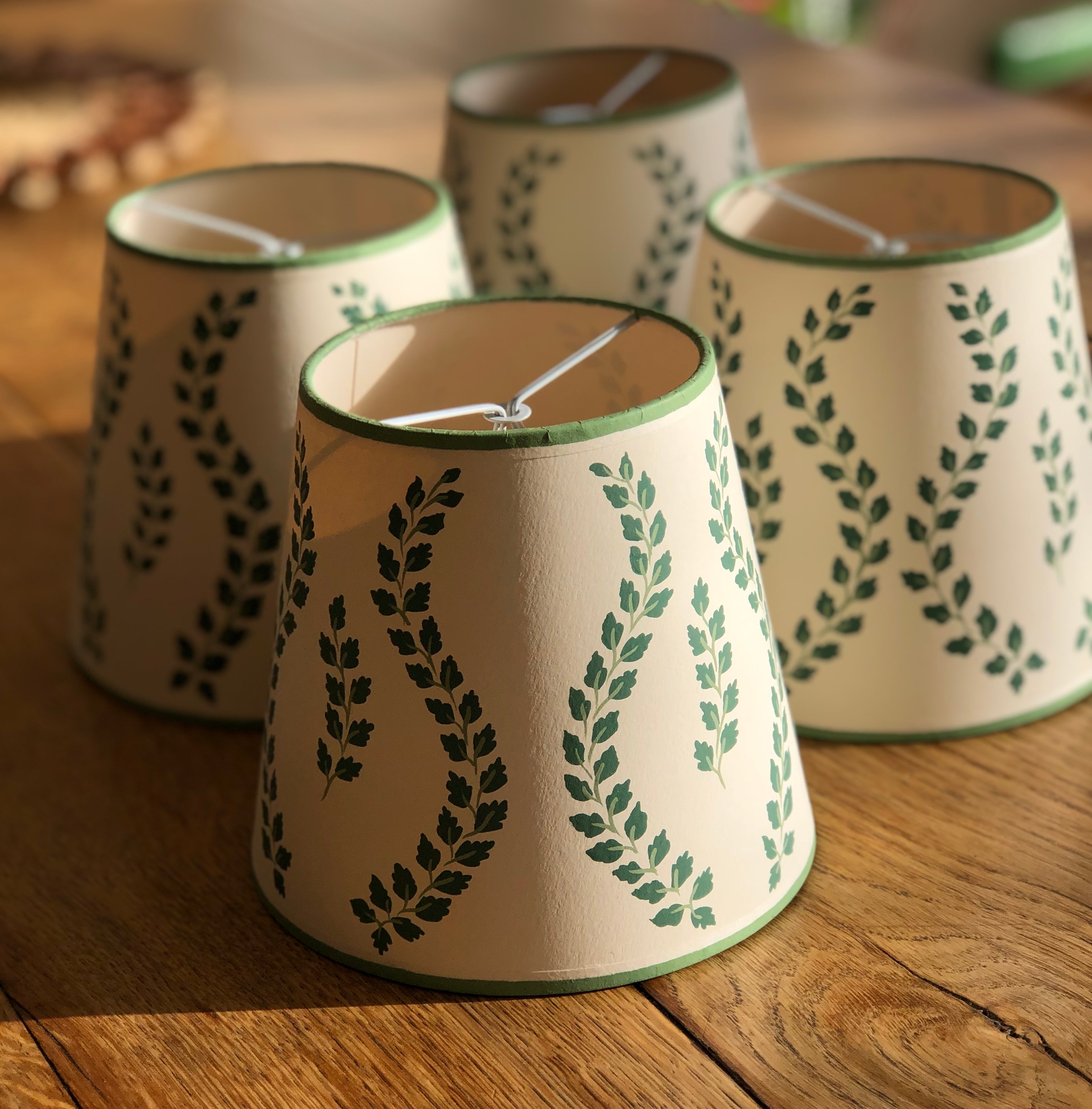 handpainted lampshade