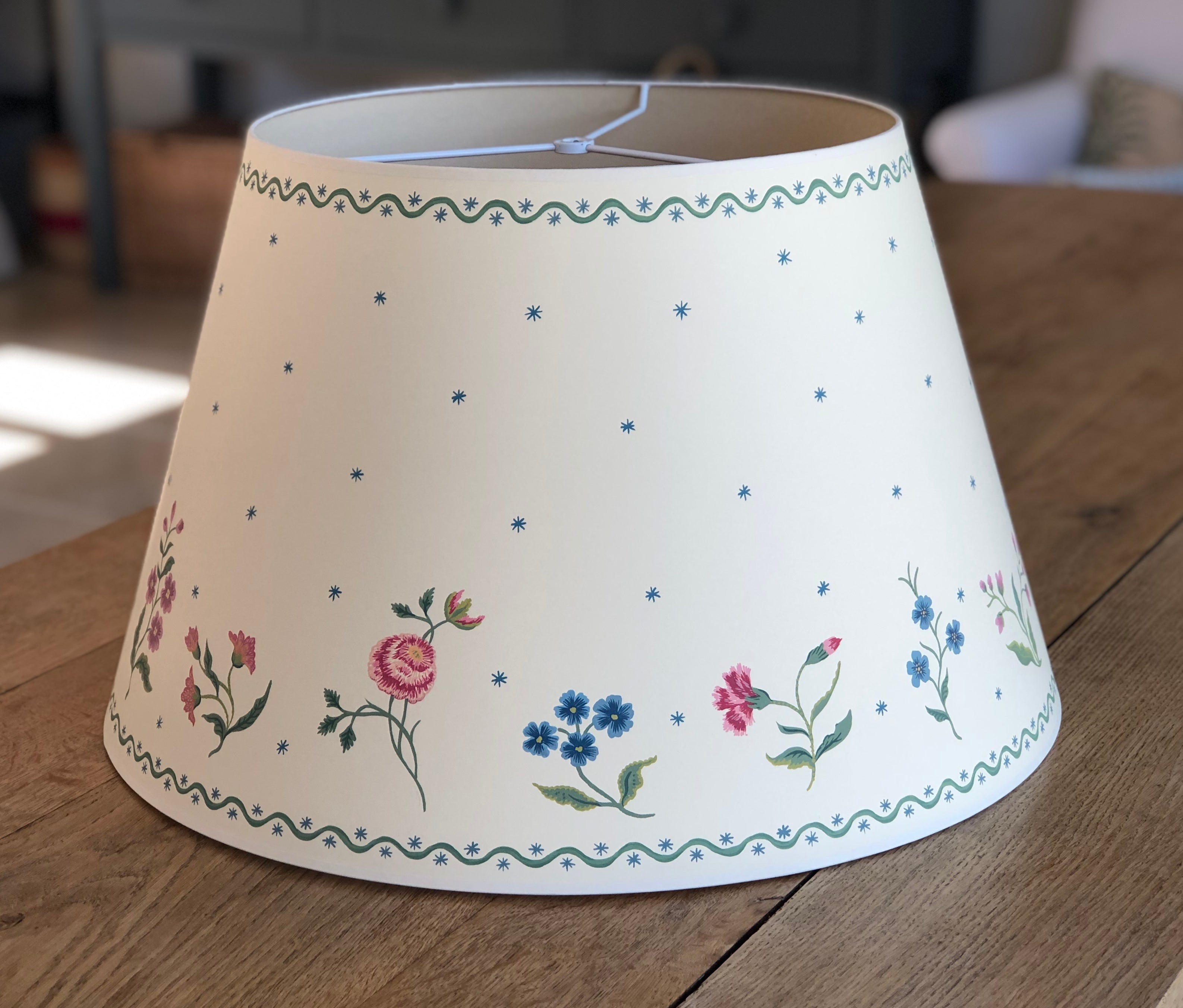 handpainted lampshade