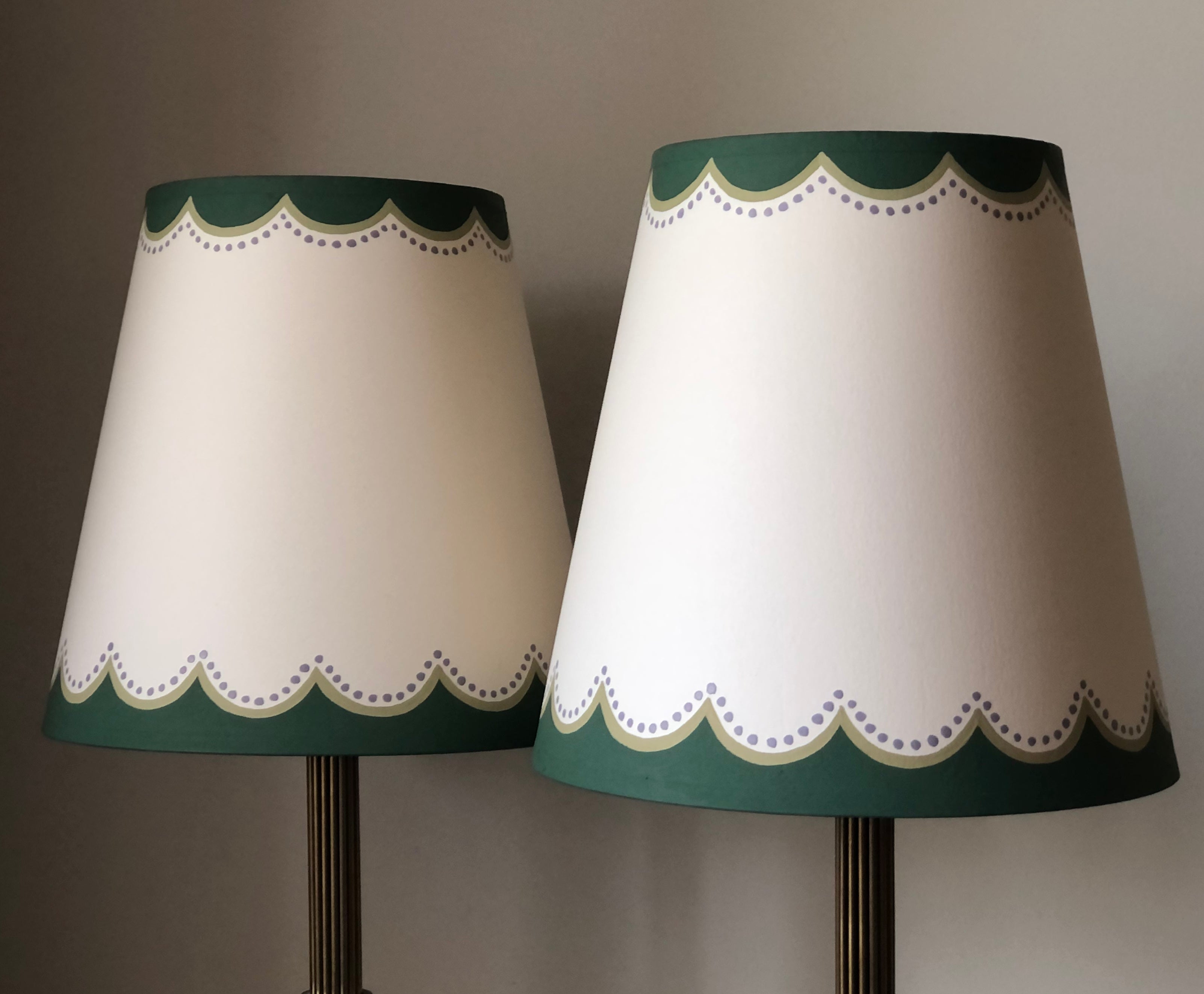 handpainted lampshade