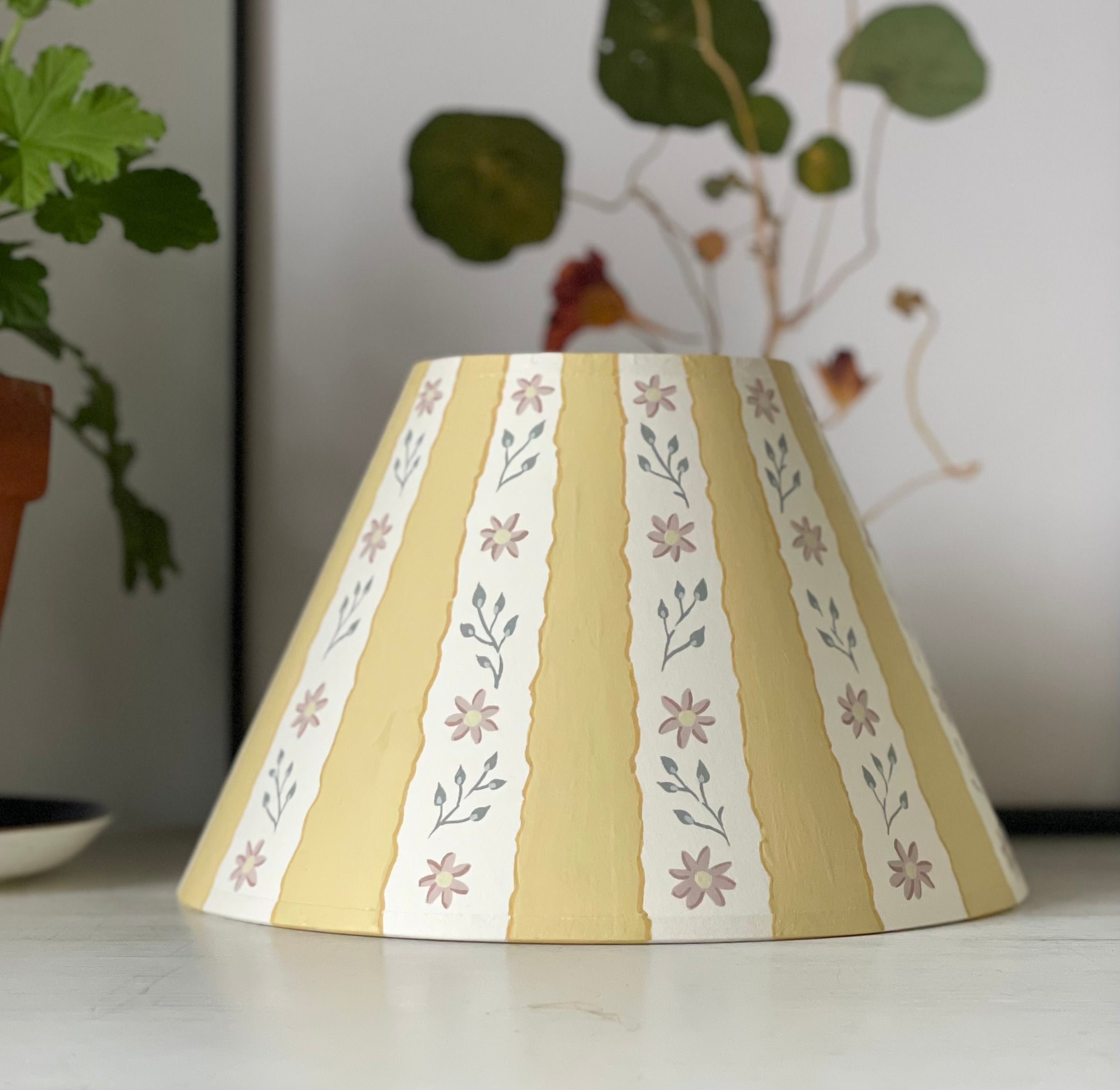 handpainted lampshade