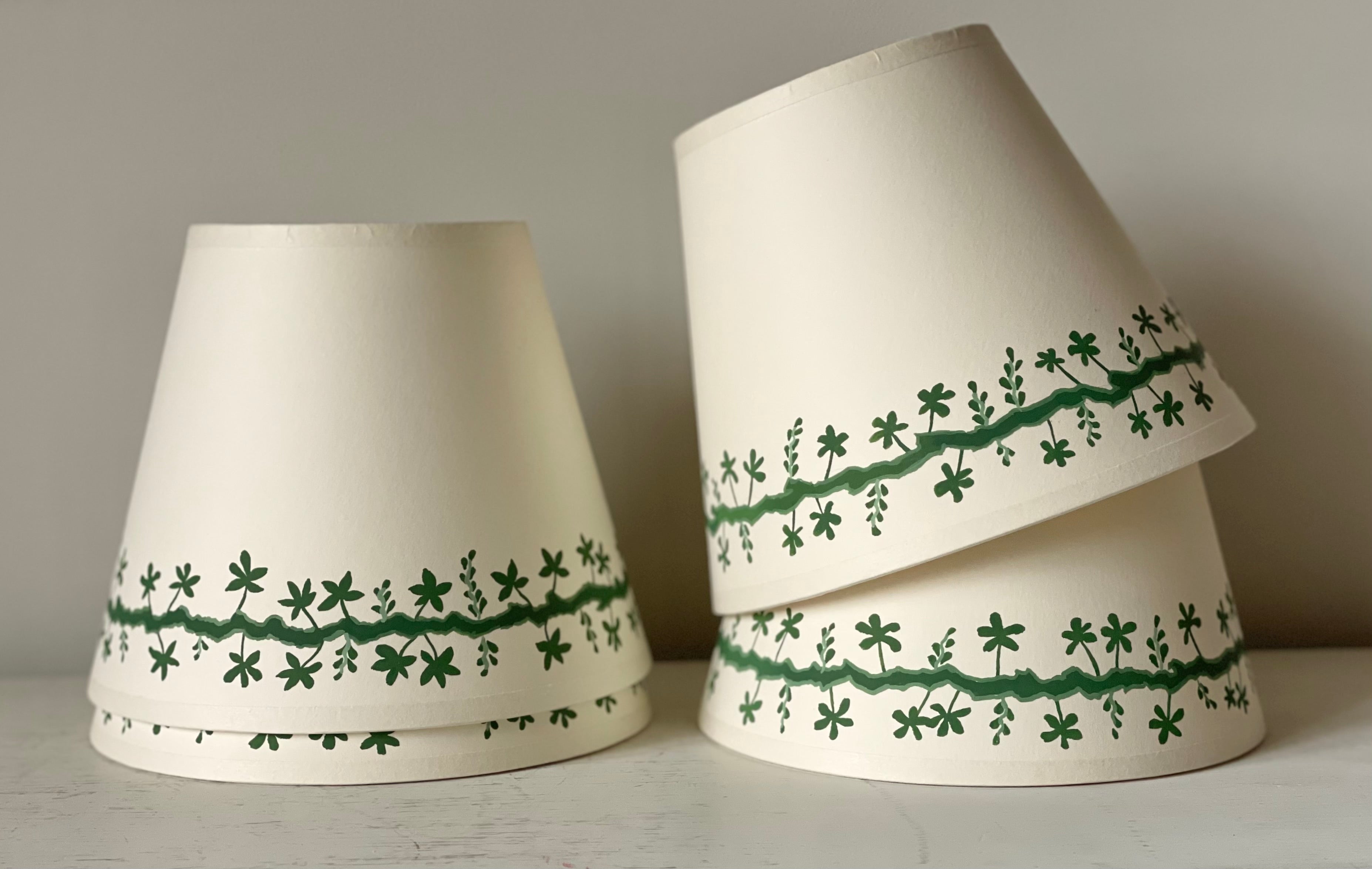 handpainted lampshade