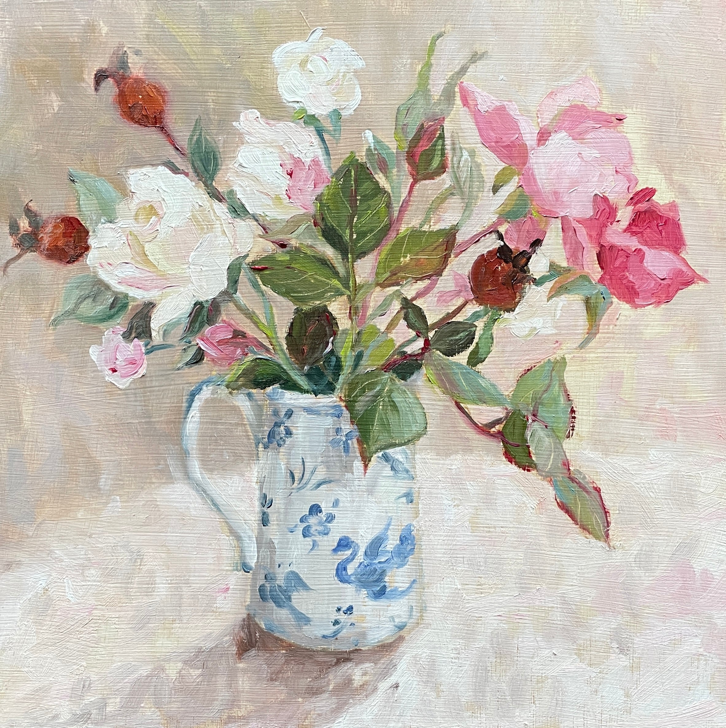 Roses in a Burleigh Jug