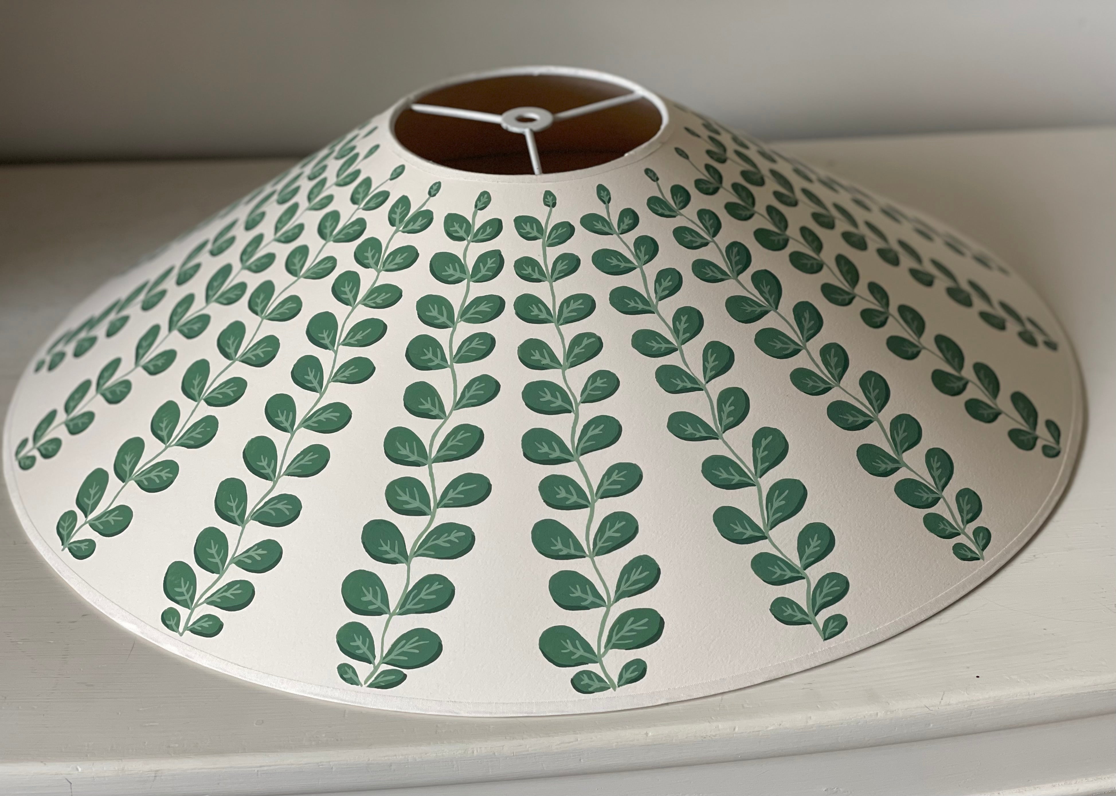 handpainted lampshade