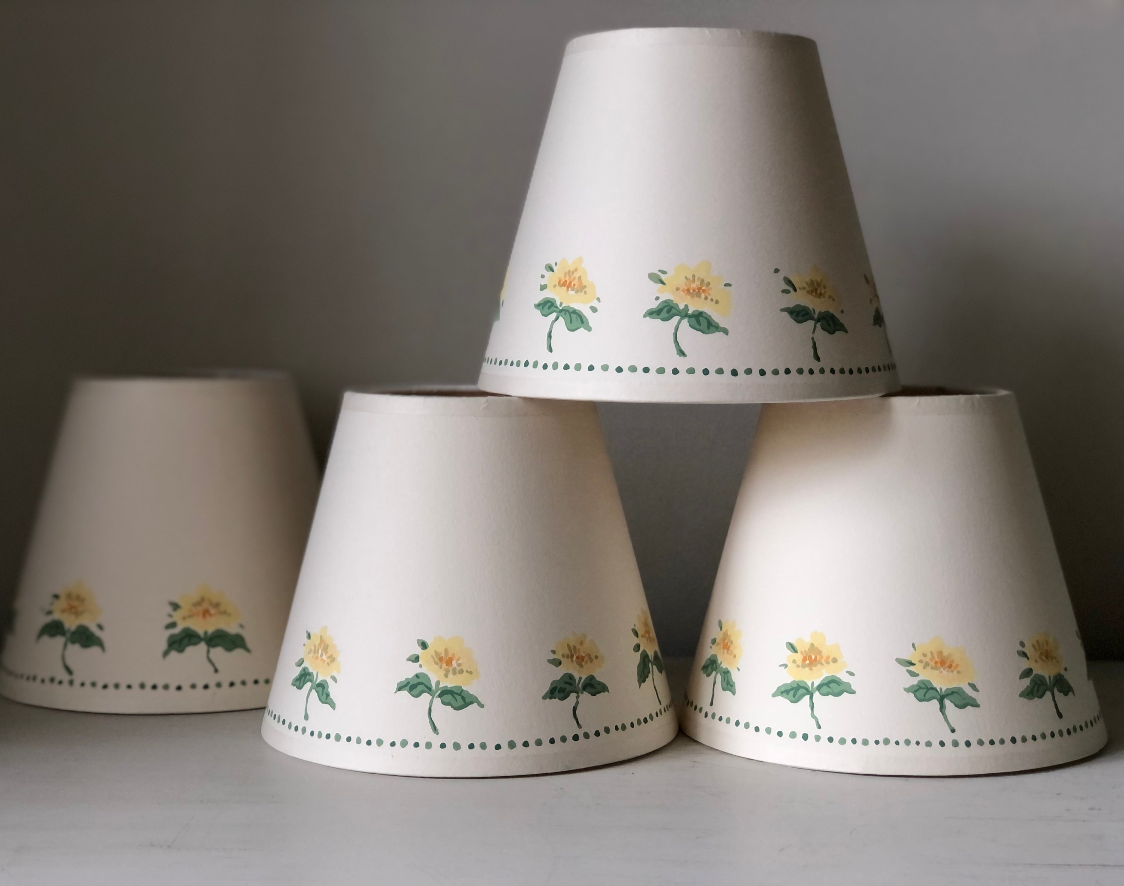 handpainted lampshade
