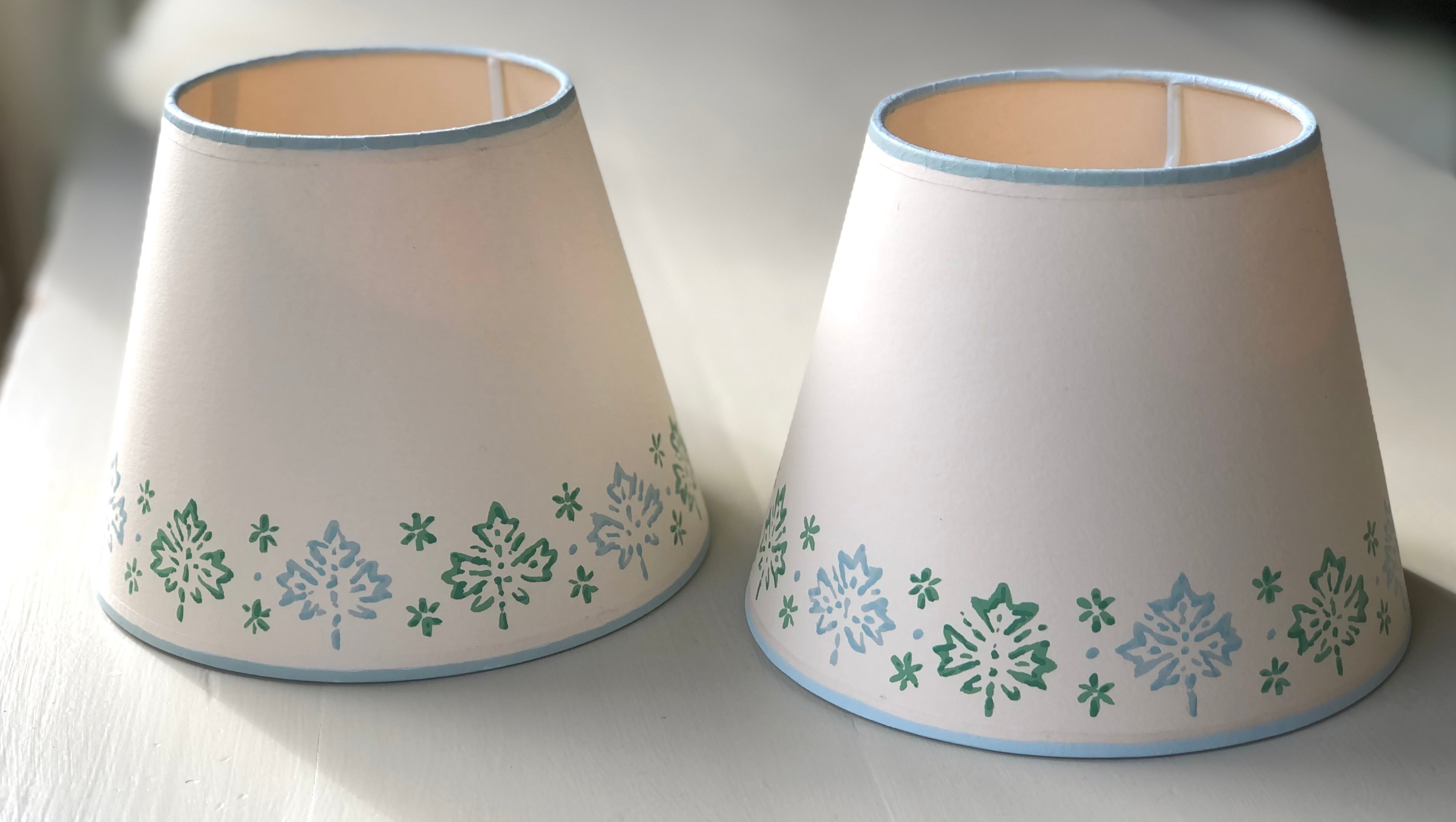 handpainted lampshade