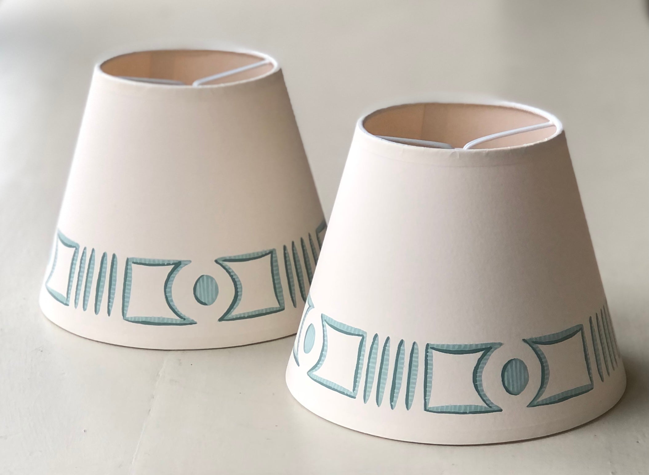 handpainted lampshade