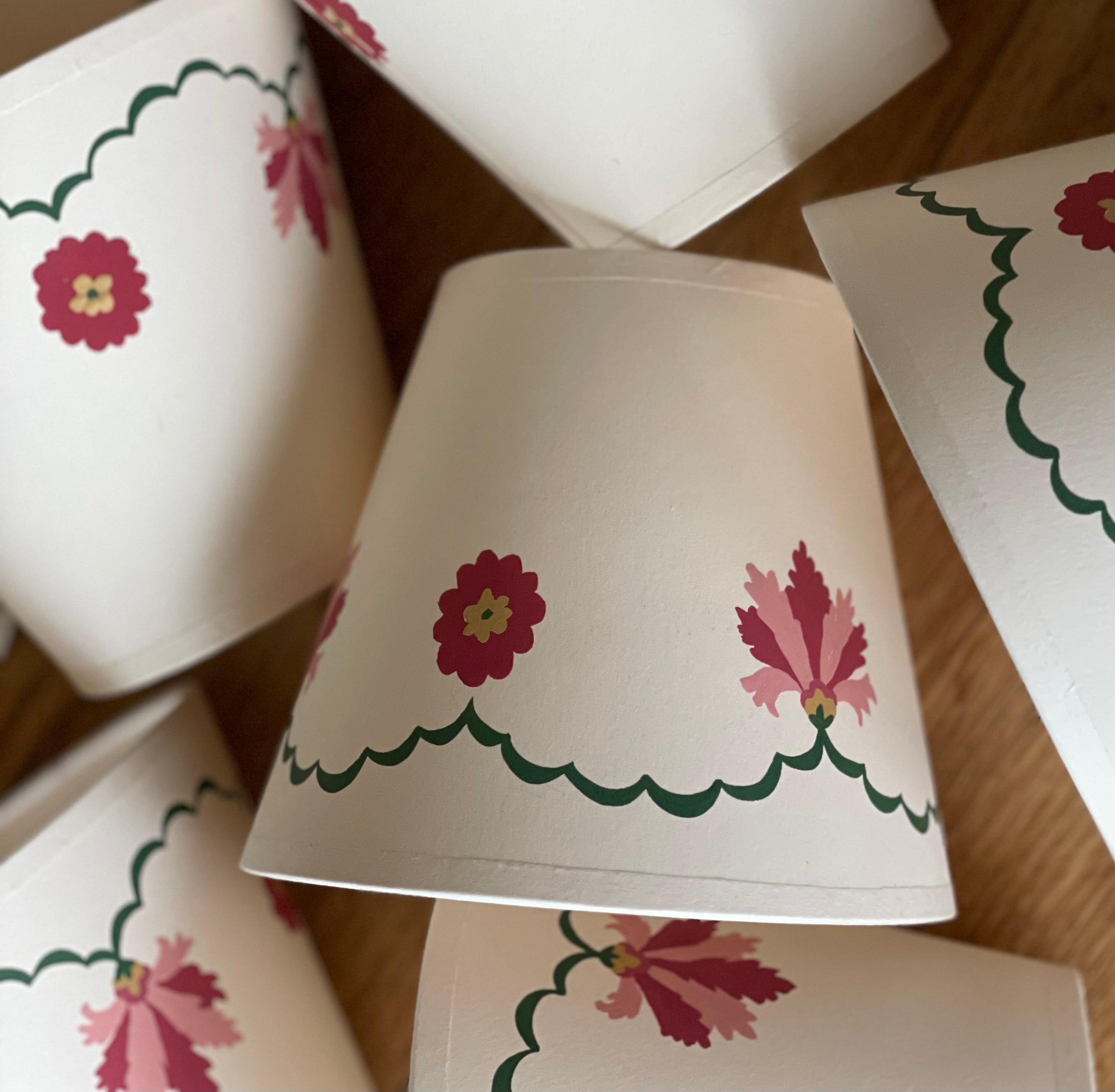 handpainted lampshade