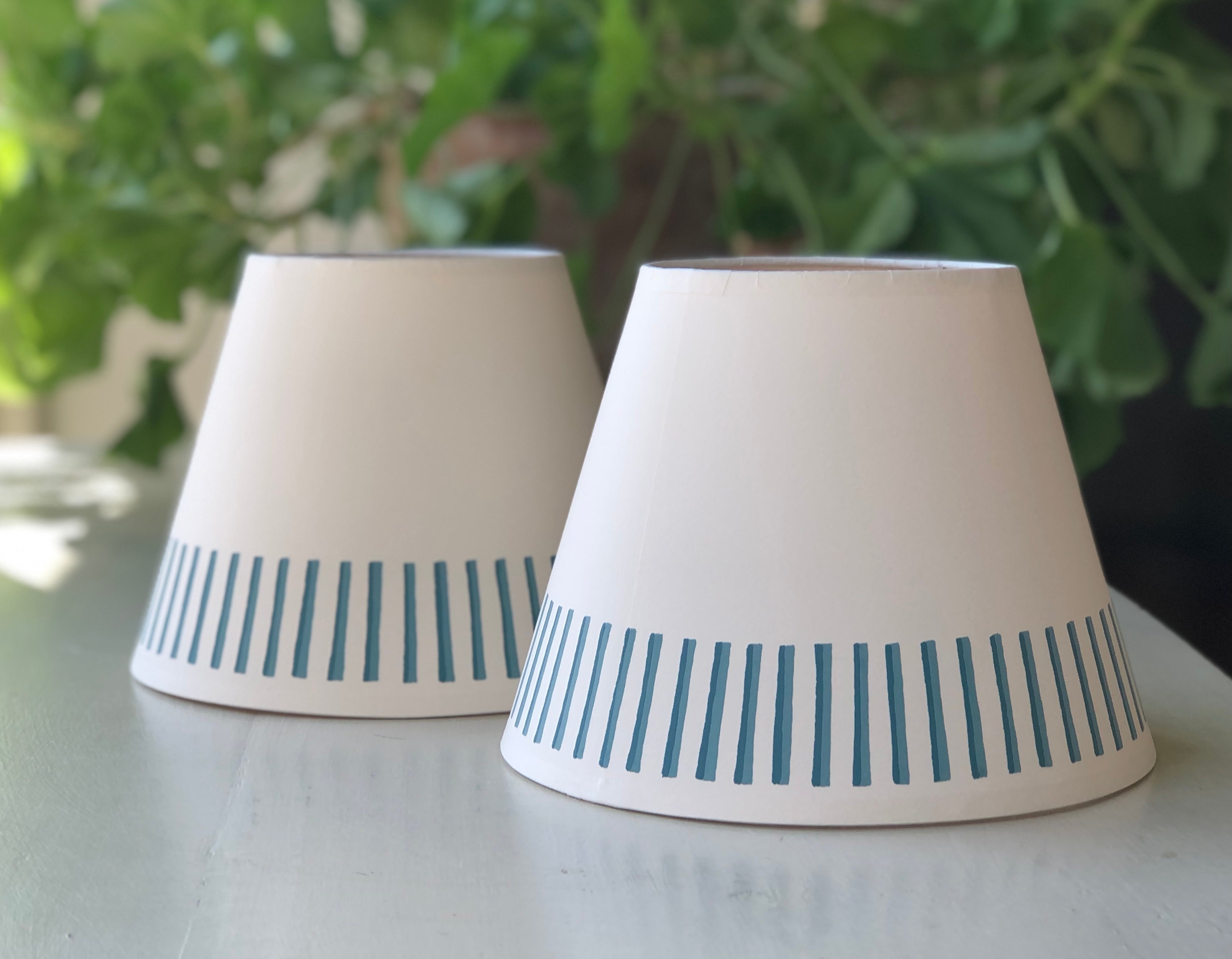 handpainted lampshade