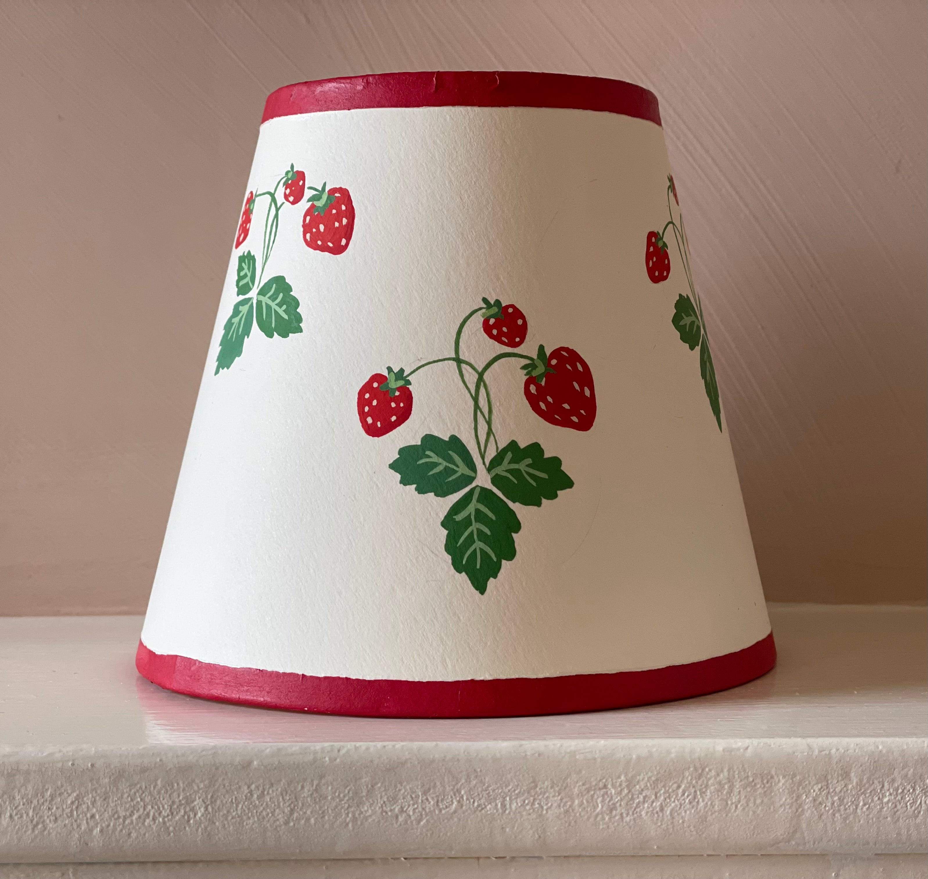handpainted lampshade