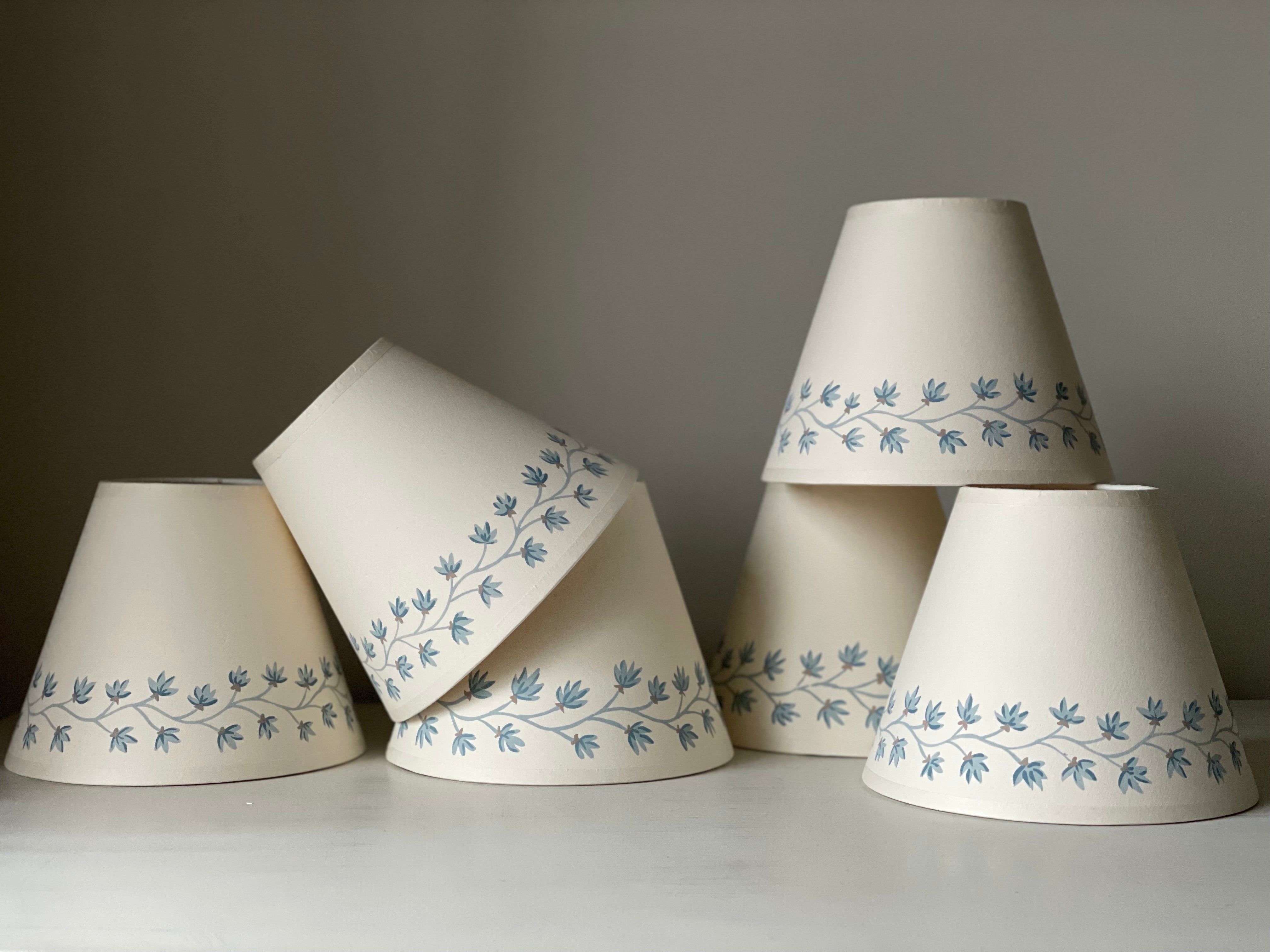 handpainted lampshade