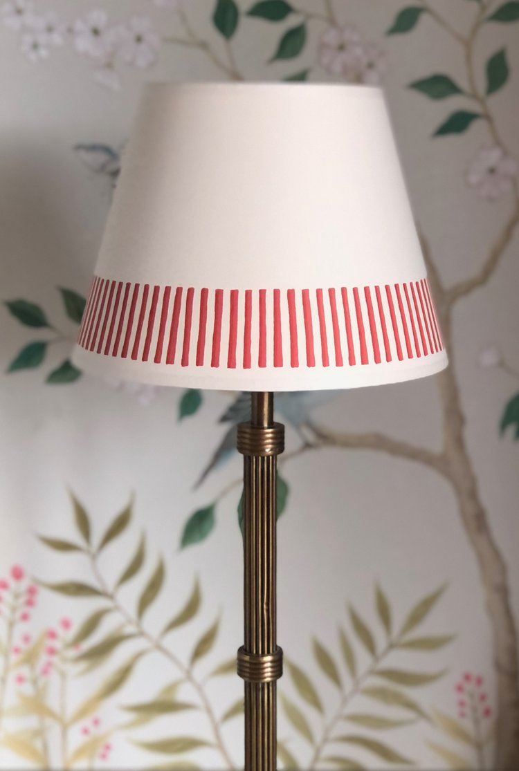 handpainted lampshade