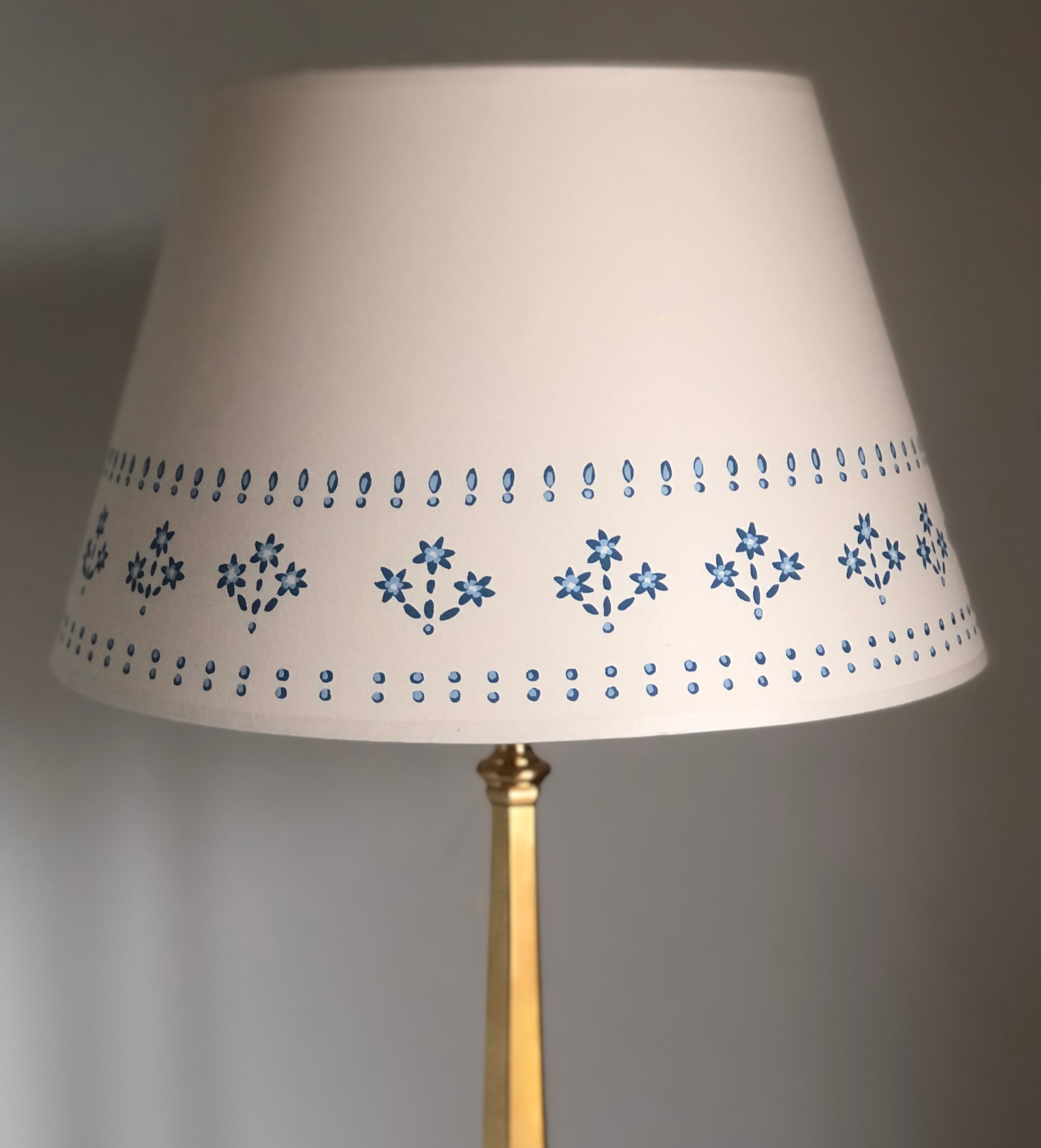 handpainted lampshade