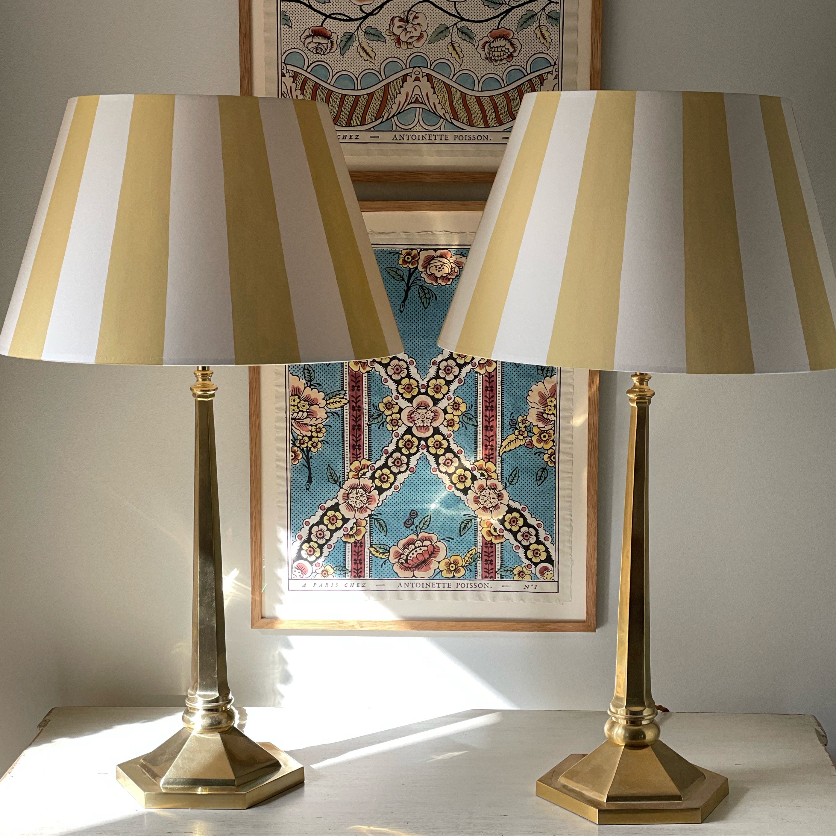 handpainted lampshade