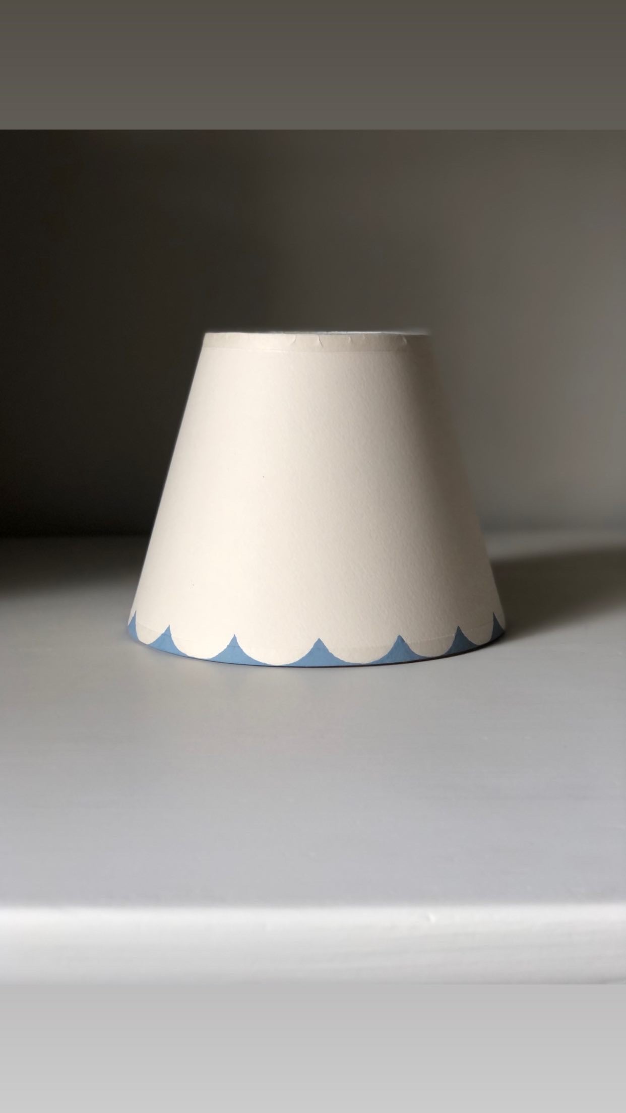 handpainted lampshade