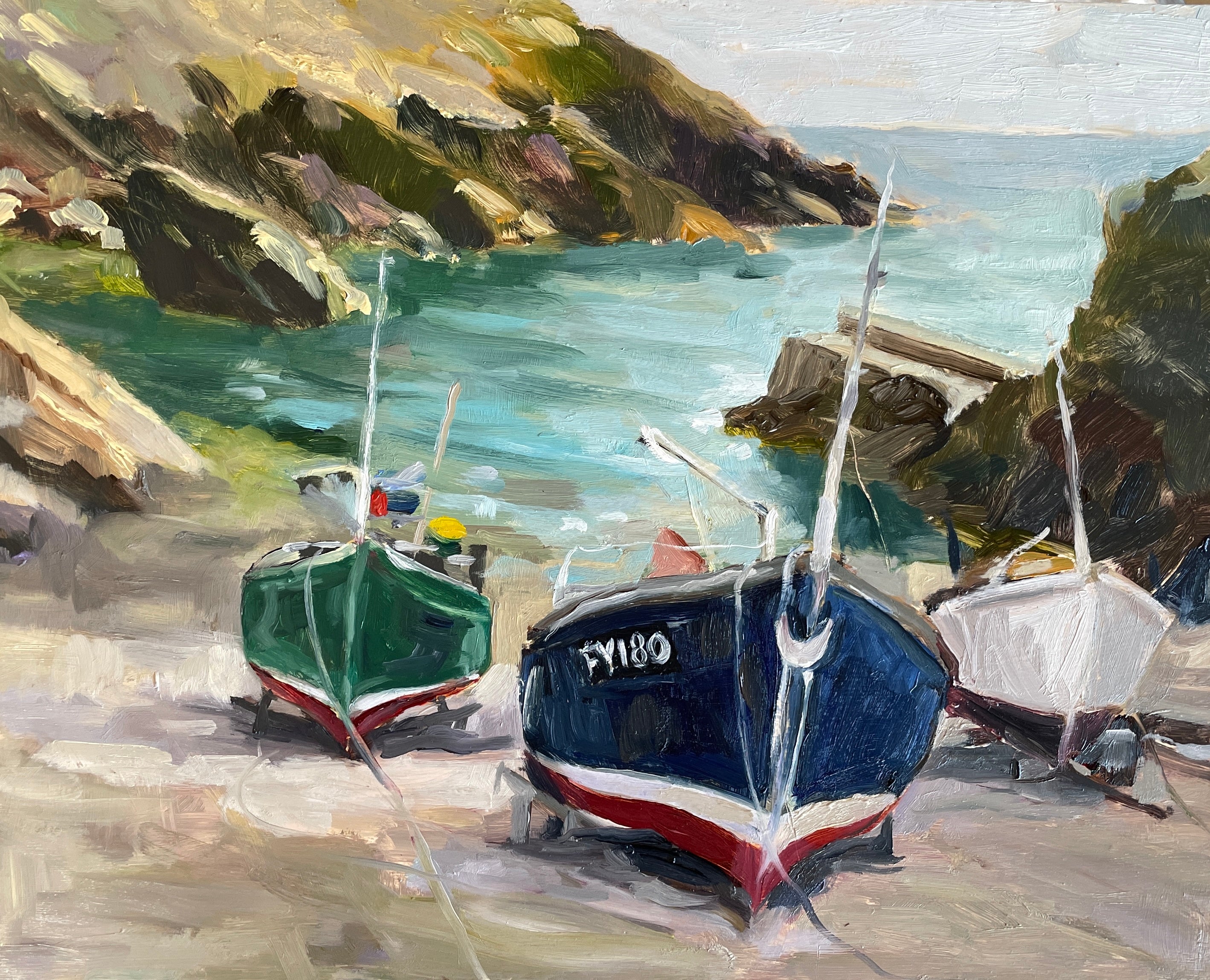 Boats at Portloe