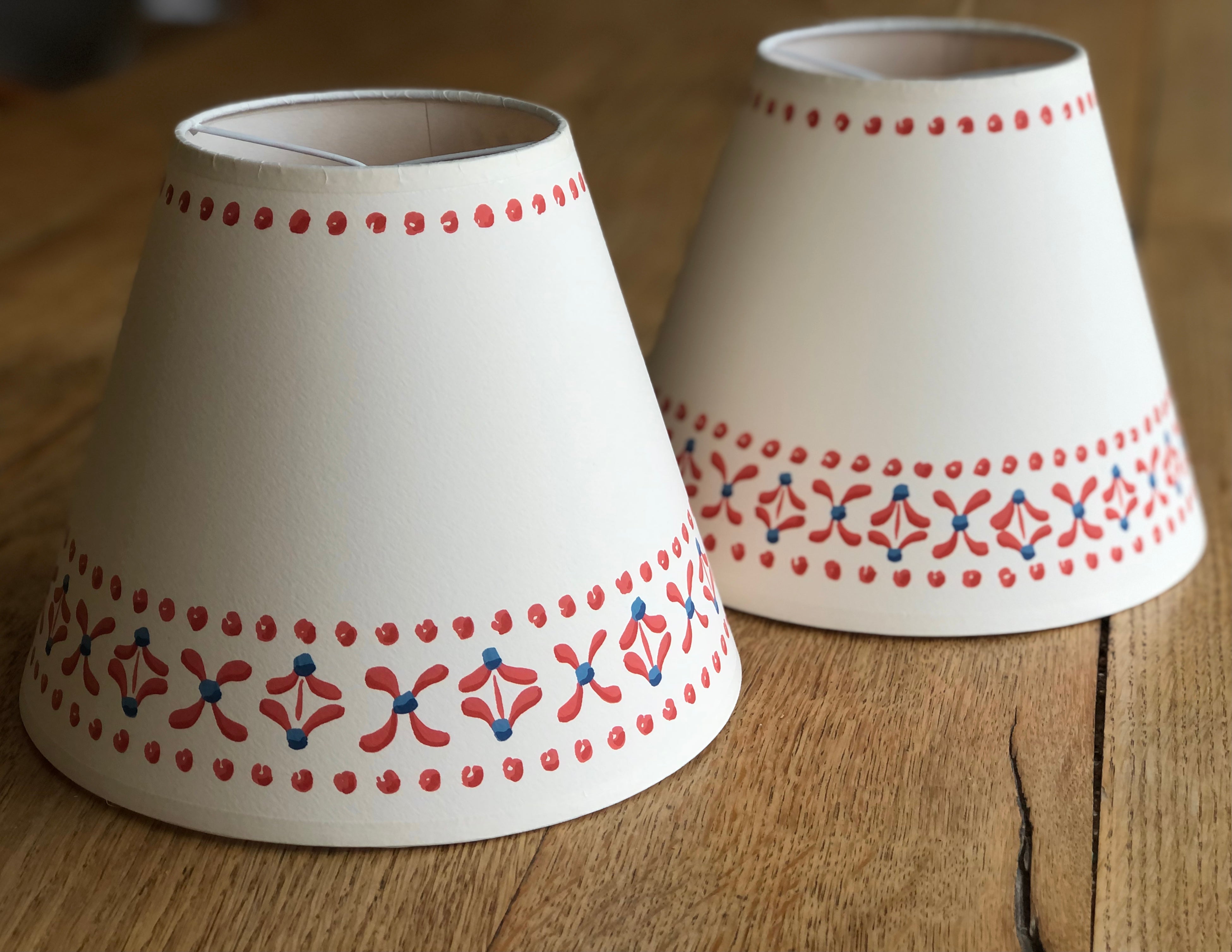 handpainted lampshade