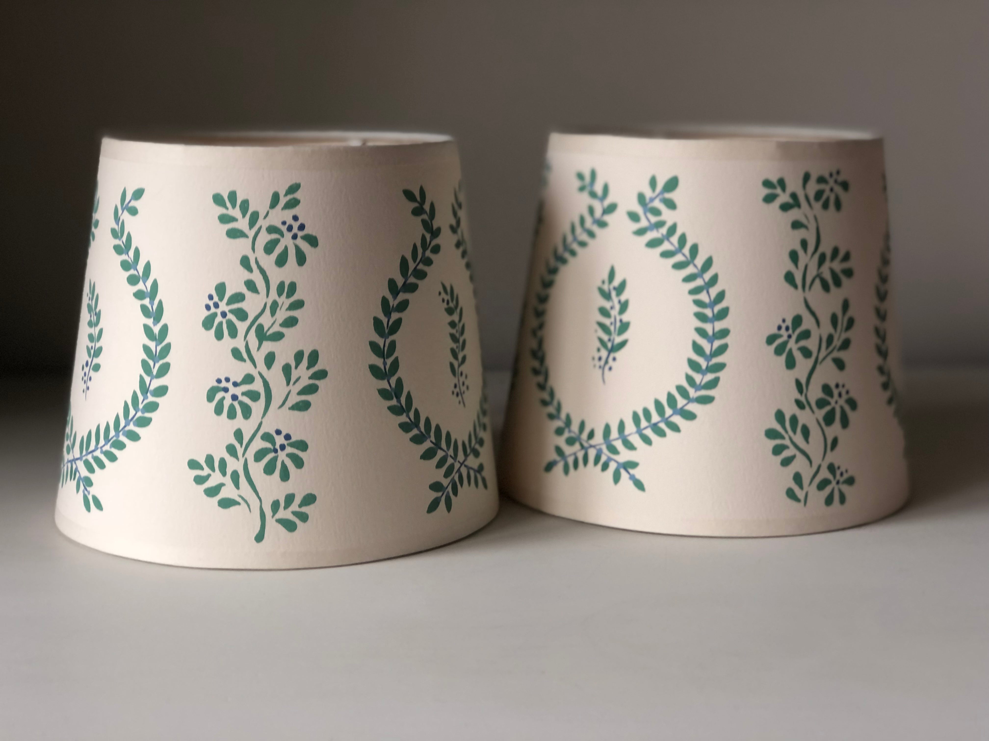 handpainted lampshade