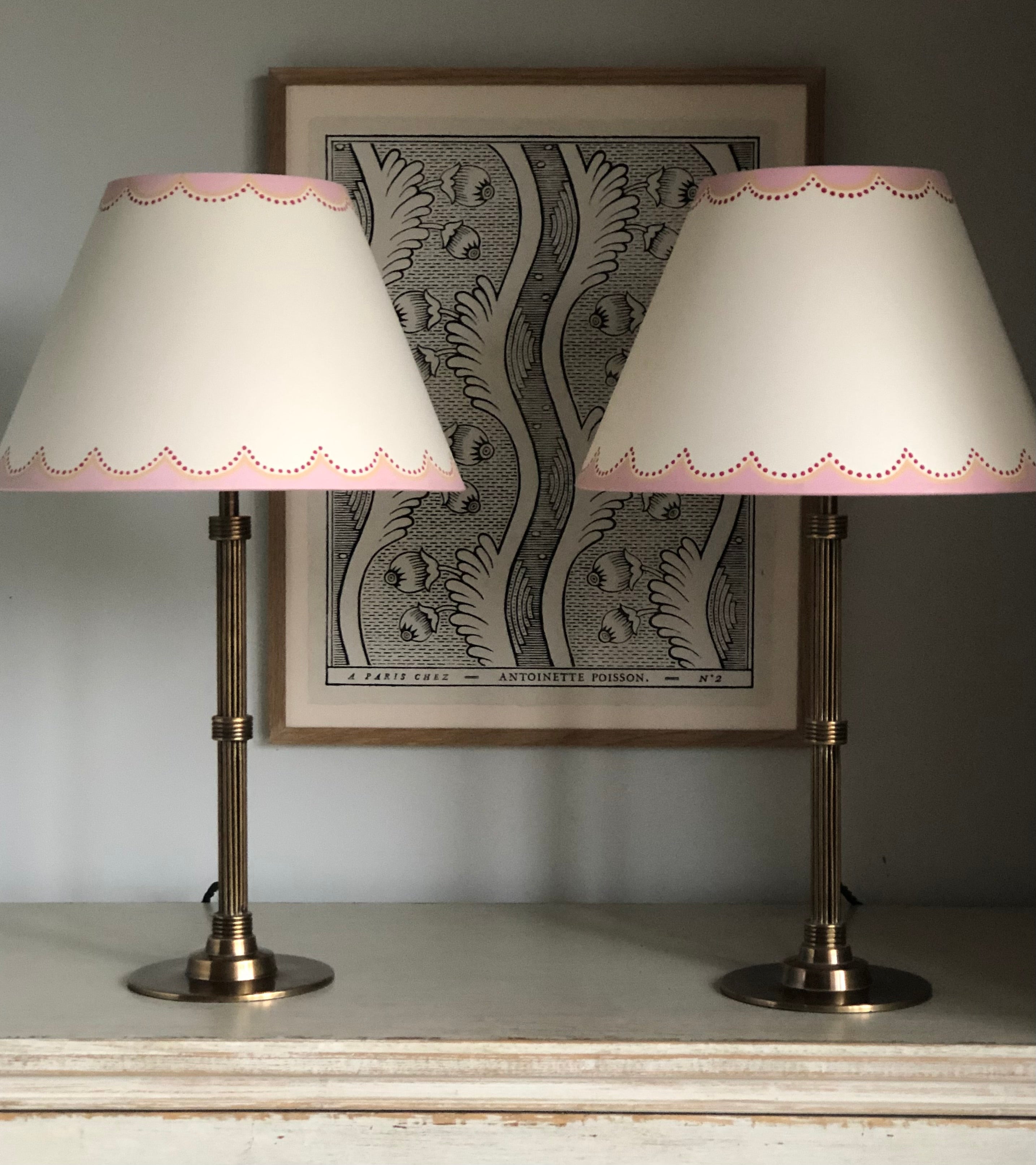 handpainted lampshade