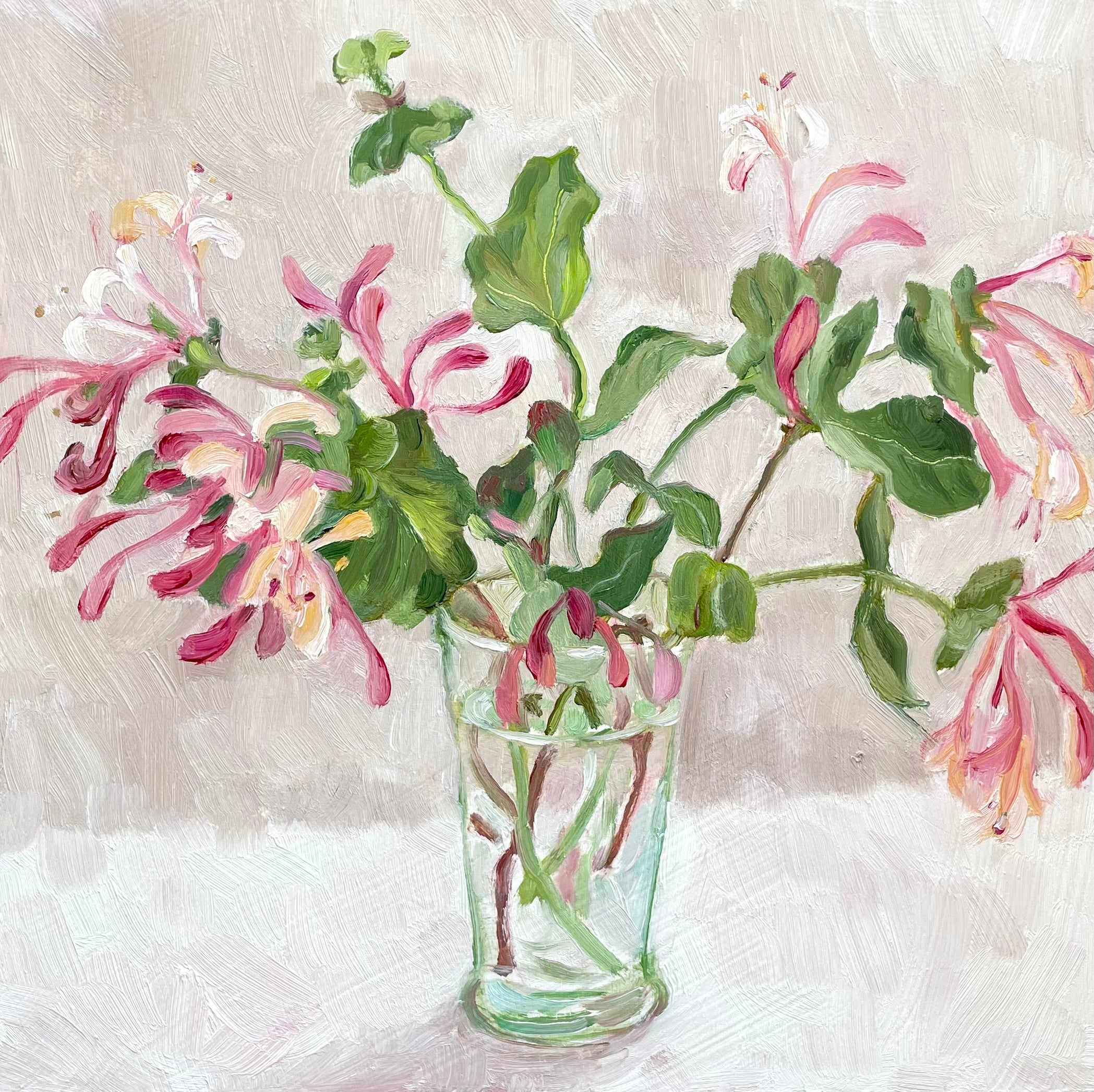 Honeysuckle in a glass