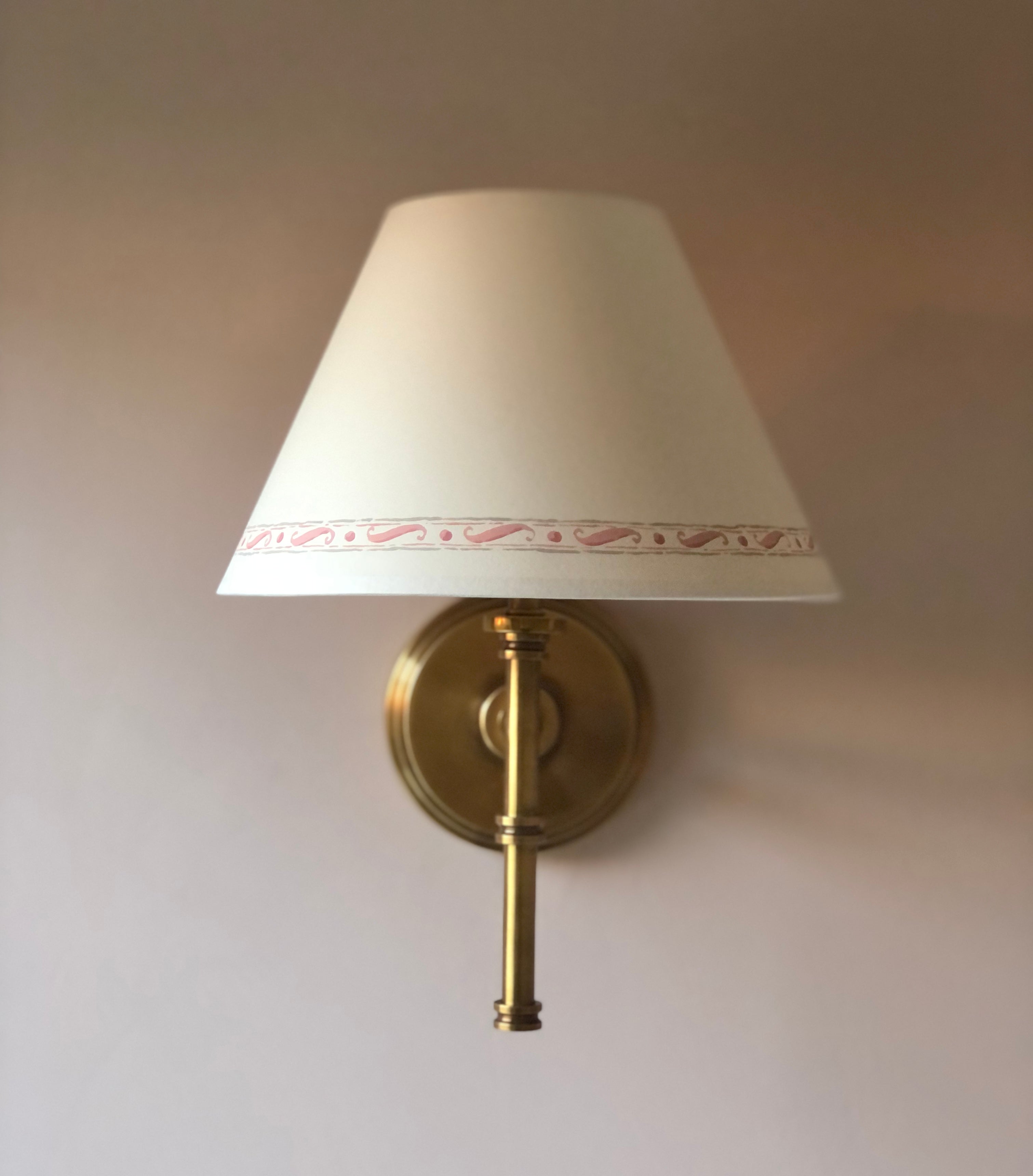 handpainted lampshade