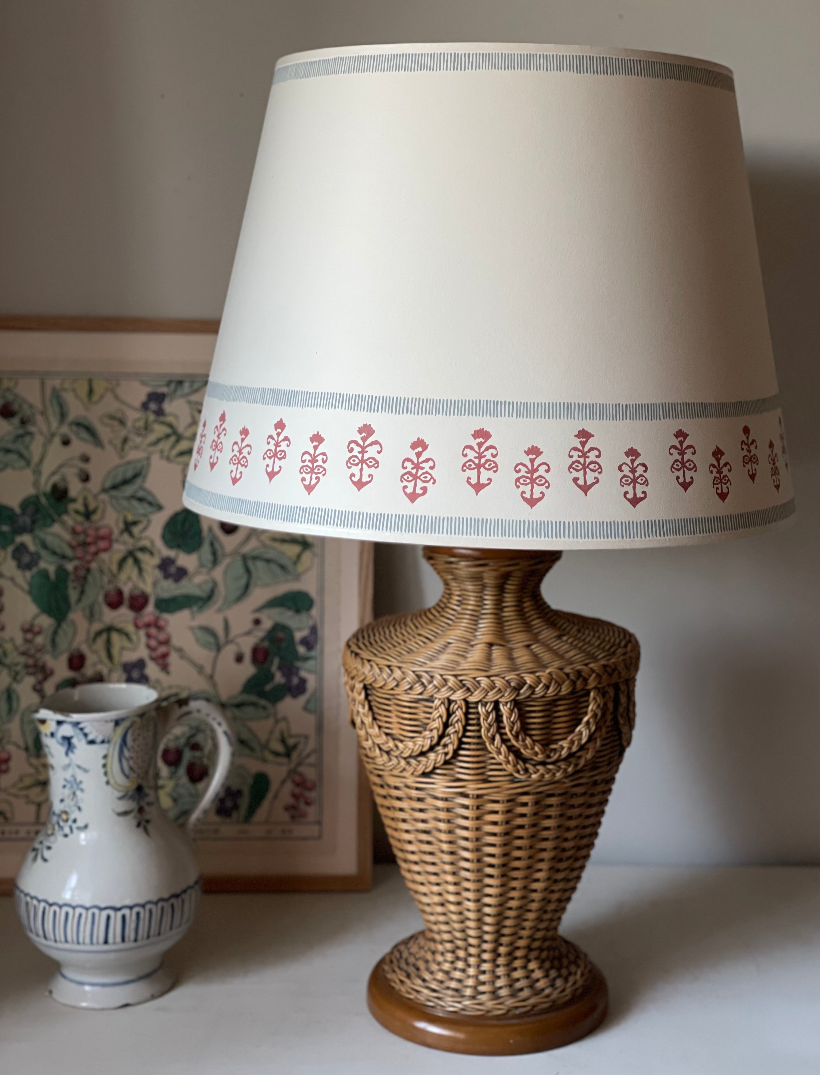 handpainted lampshade