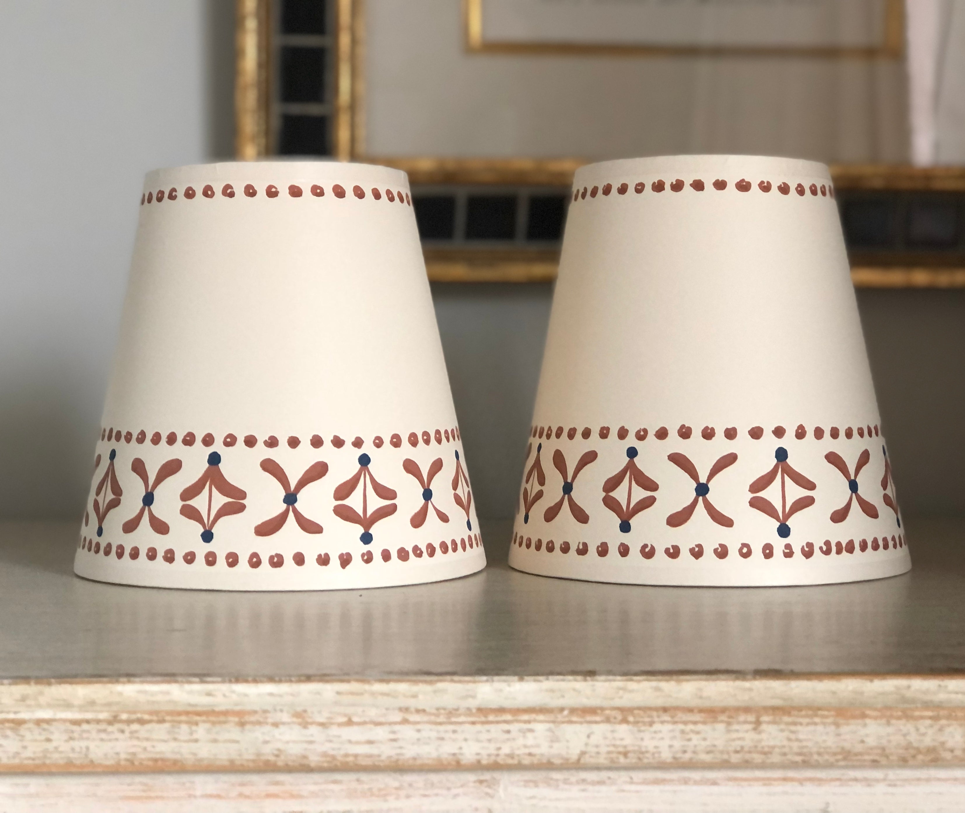 handpainted lampshade