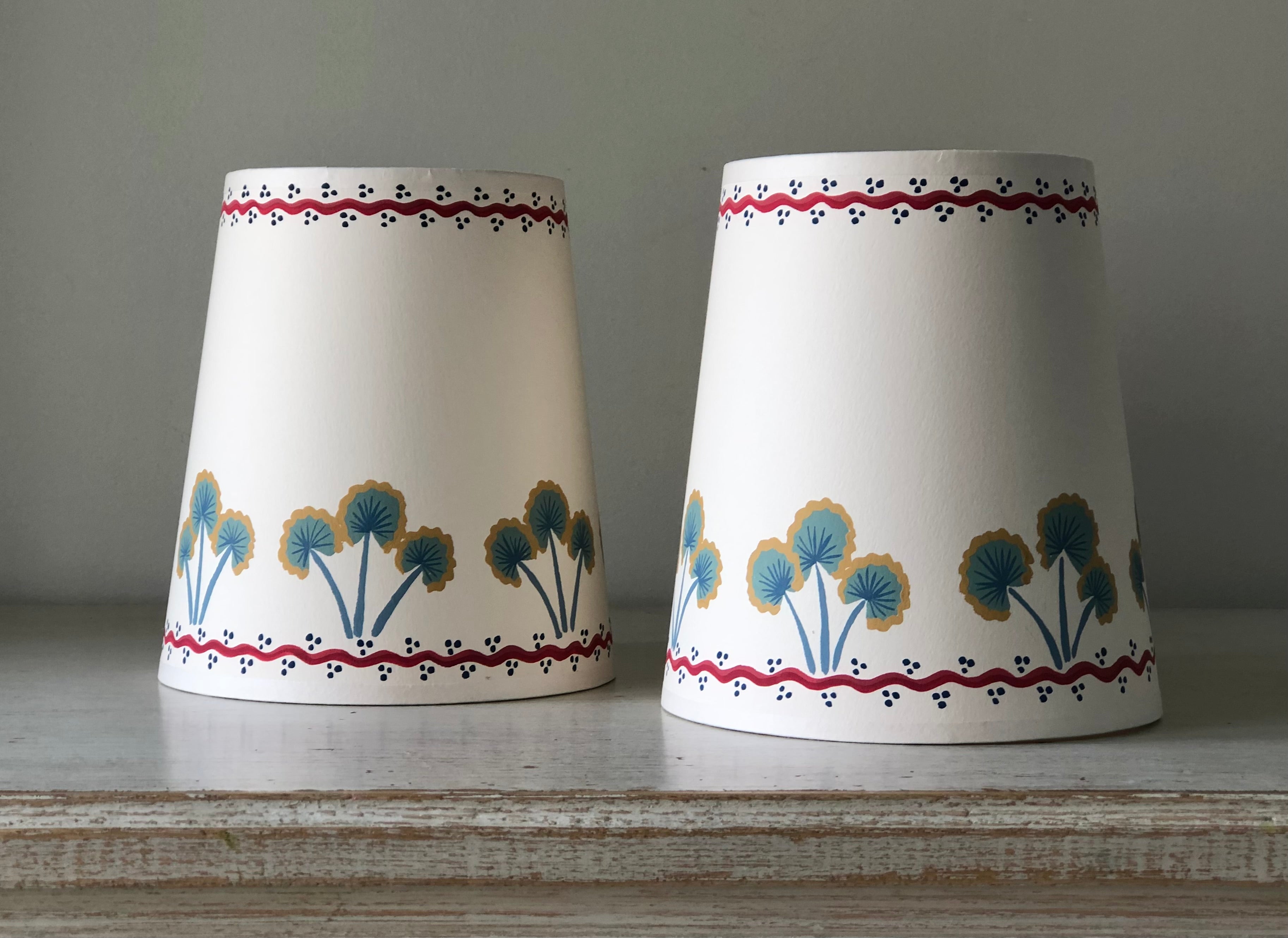 handpainted lampshade