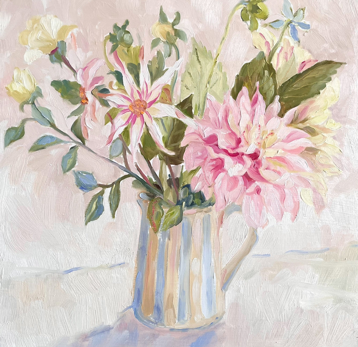 Dahlias and Roses