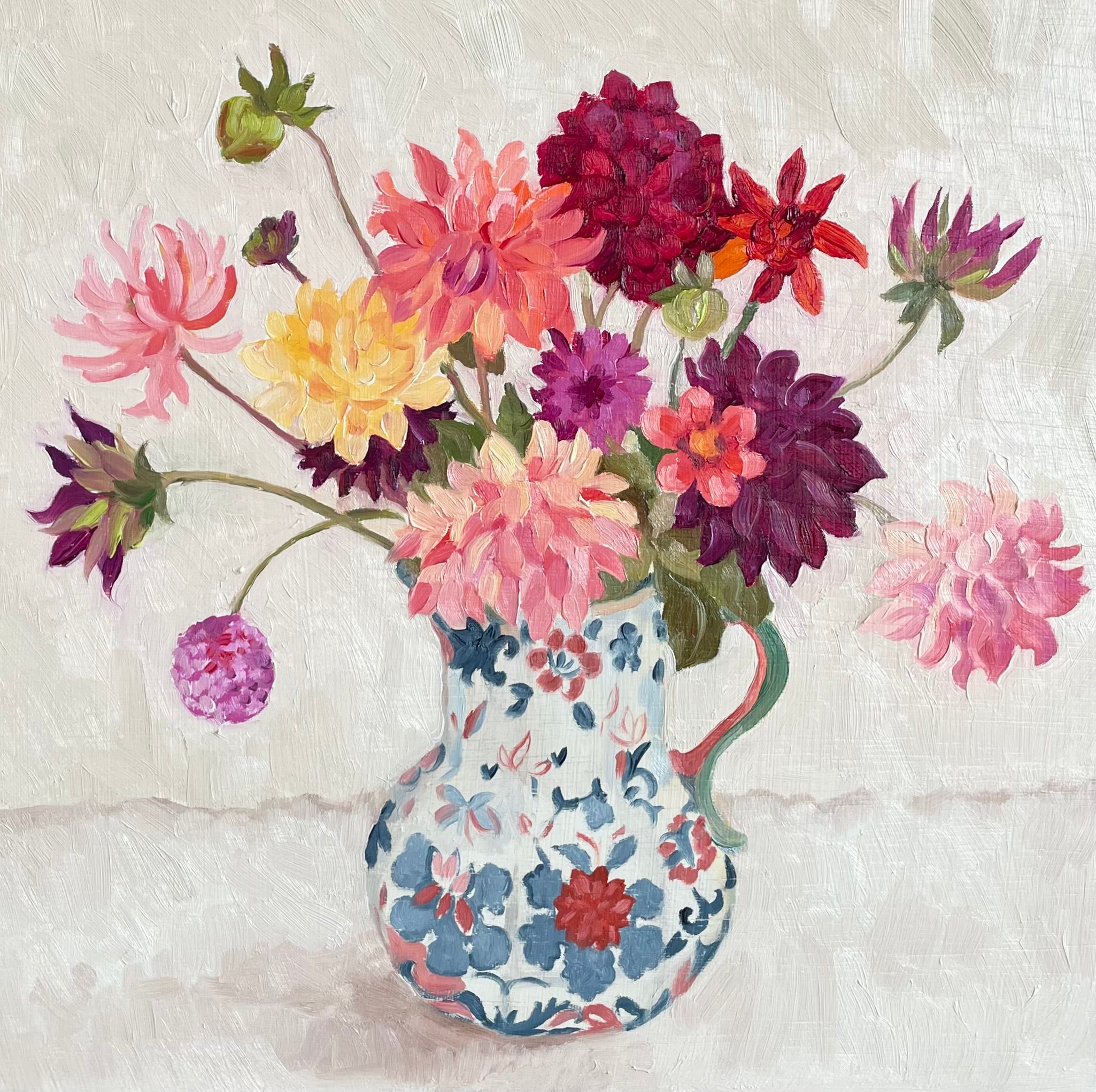 Very cheerful dahlias