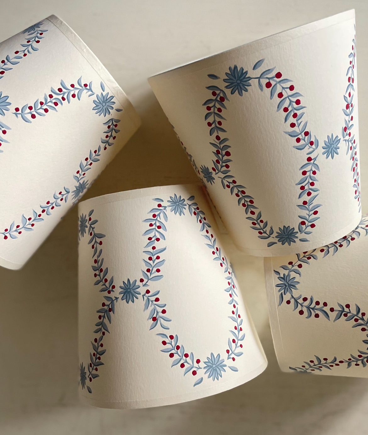 Lampshades designed specially for Arte House, Golborne Road, London