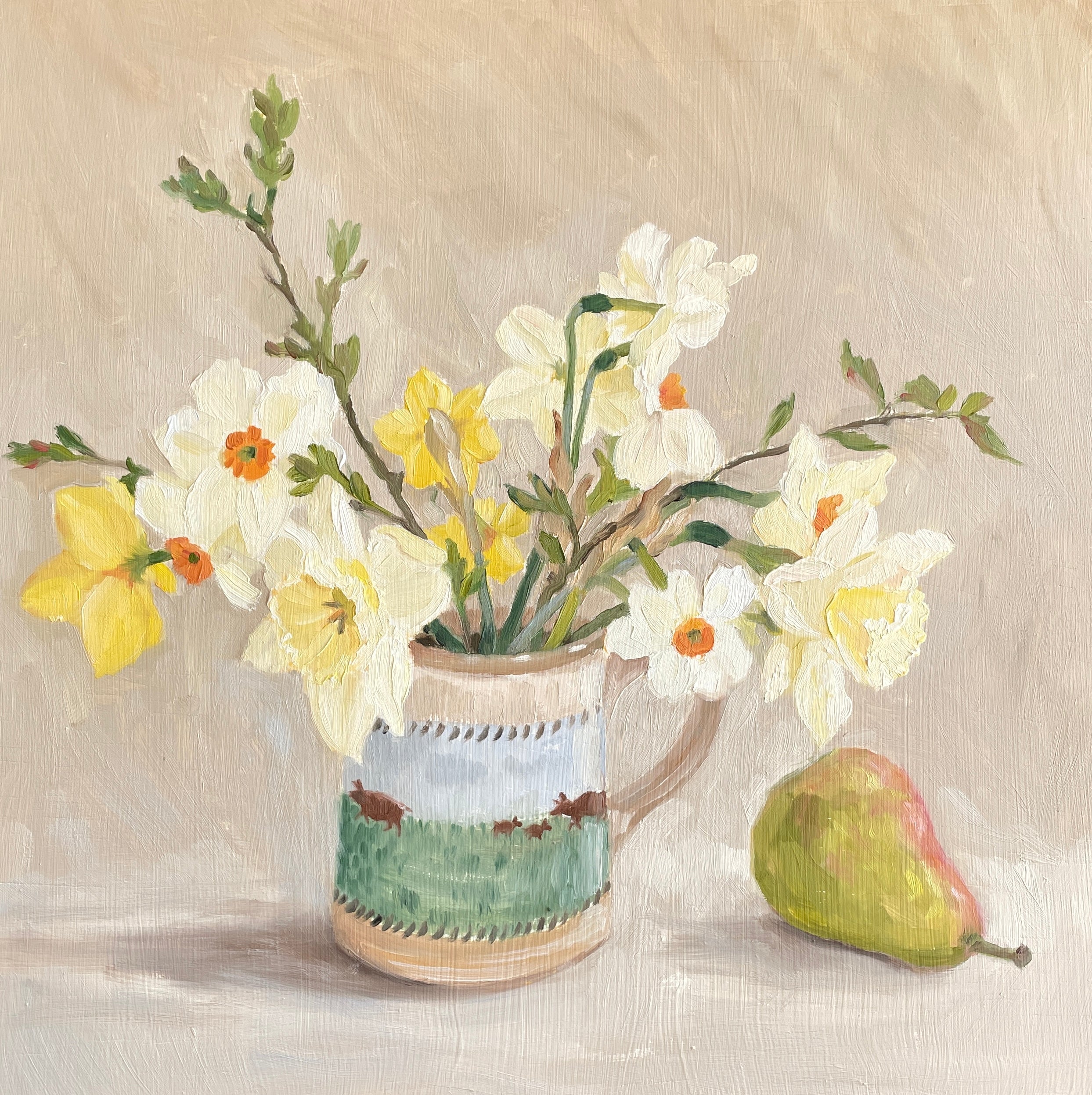Oil paintings, pack of eight mixed greetings cards