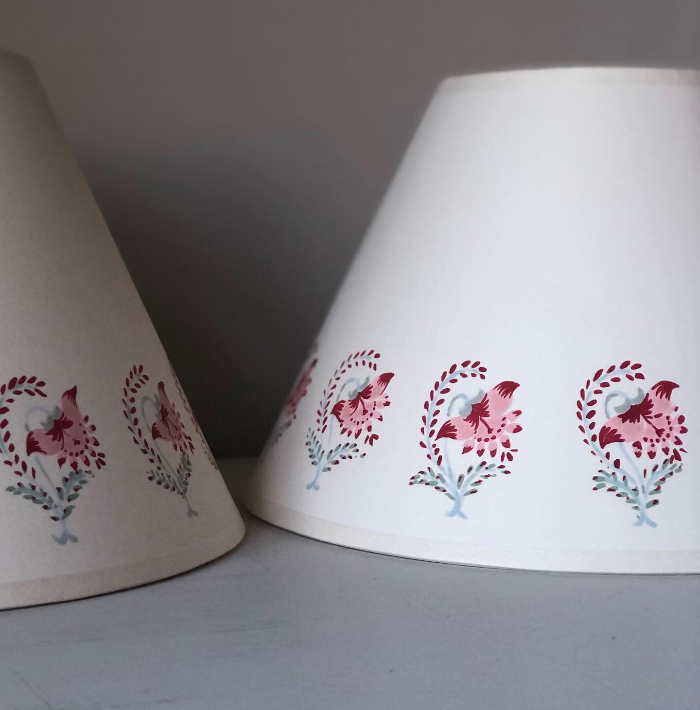handpainted lampshade